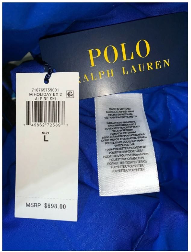 Polo Ralph Lauren Polo Ralph Lauren Alpine Ski Downhill Down Jacket LARGE Size US L / EU 52-54 / 3 - 4 Thumbnail