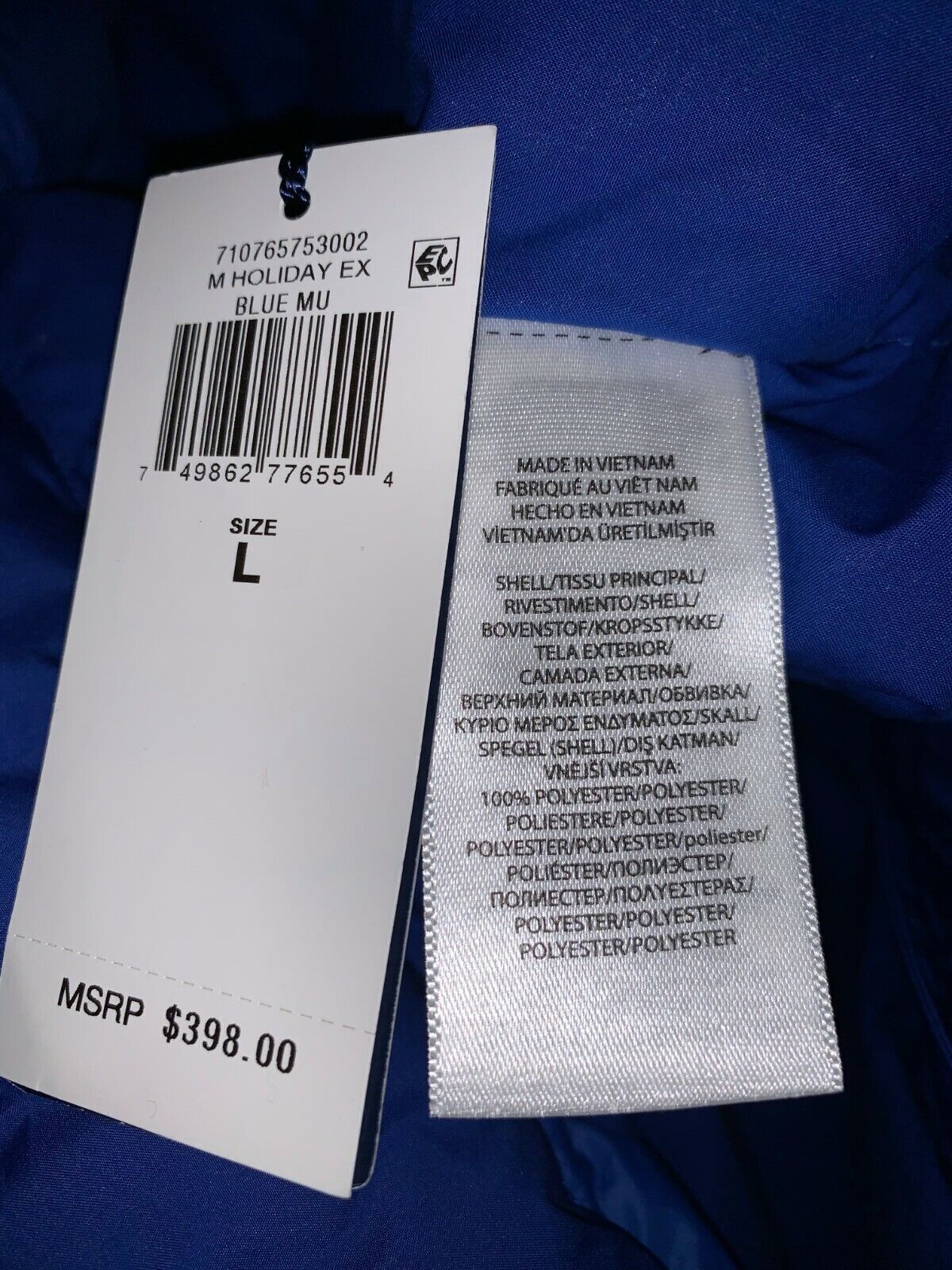 Polo Ralph Lauren Polo Ralph Lauren Striped Cookie Patch Down Puffer Jacket Size US M / EU 48-50 / 2 - 5 Thumbnail