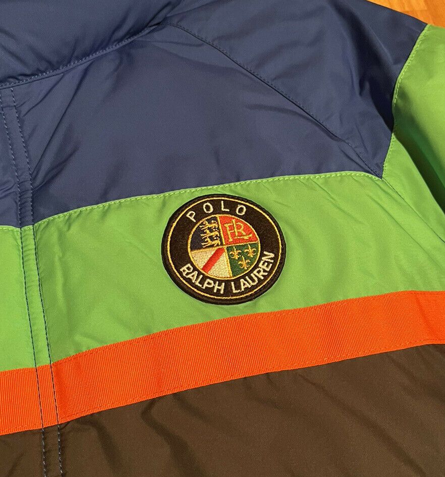 Polo Ralph Lauren Polo Ralph Lauren Striped Cookie Patch Down Puffer Jacket Size US M / EU 48-50 / 2 - 6 Thumbnail