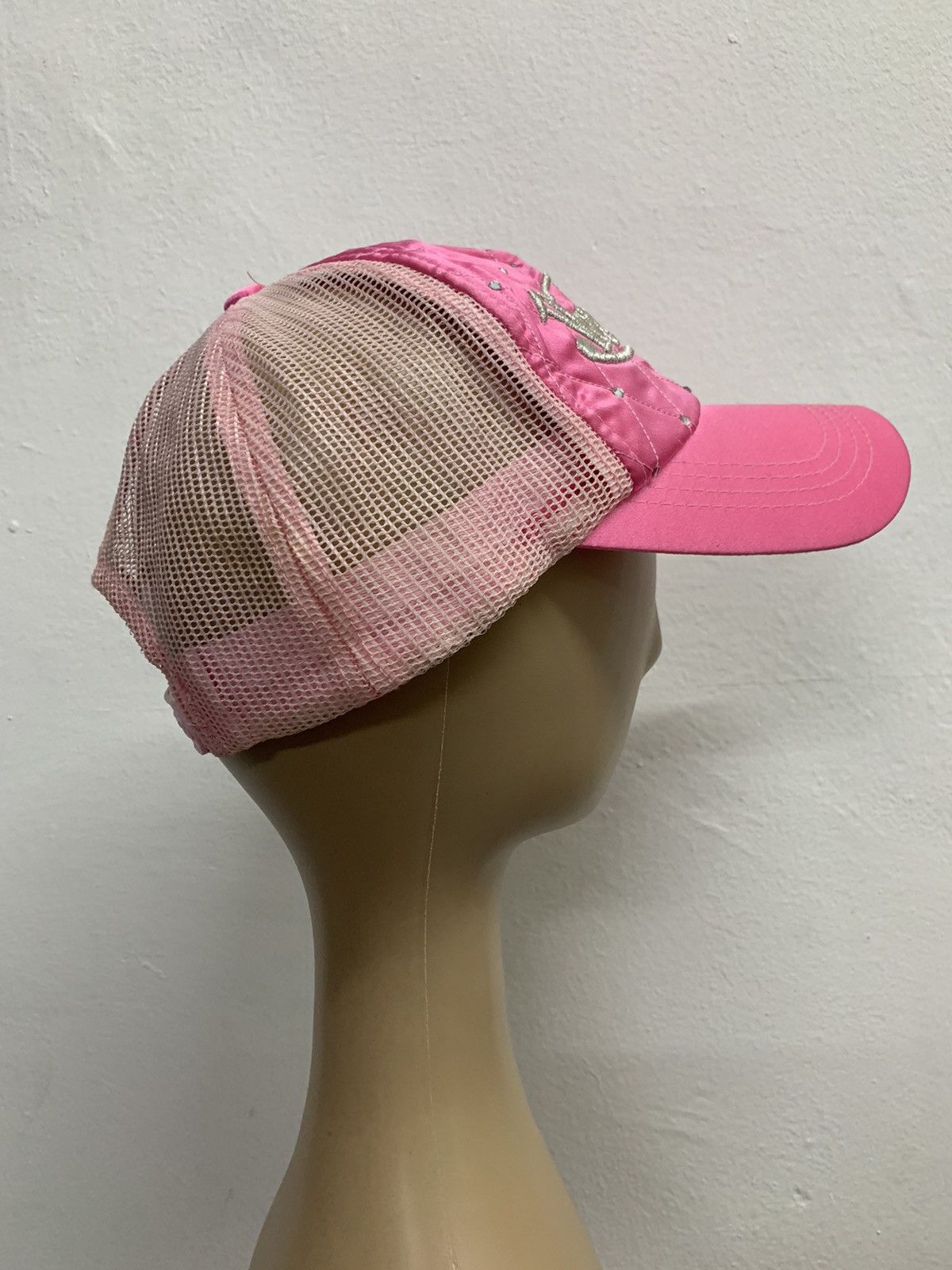 Von Dutch Von Dutch Pink Bling Bling Trucker Hats Size ONE SIZE - 6 Thumbnail