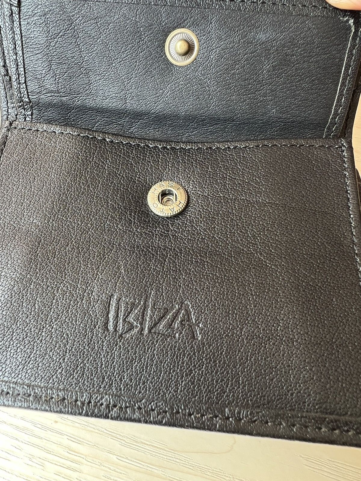 Leather Vintage Ibiza Japan Carved Black Leather Wallet Size ONE SIZE - 8 Thumbnail