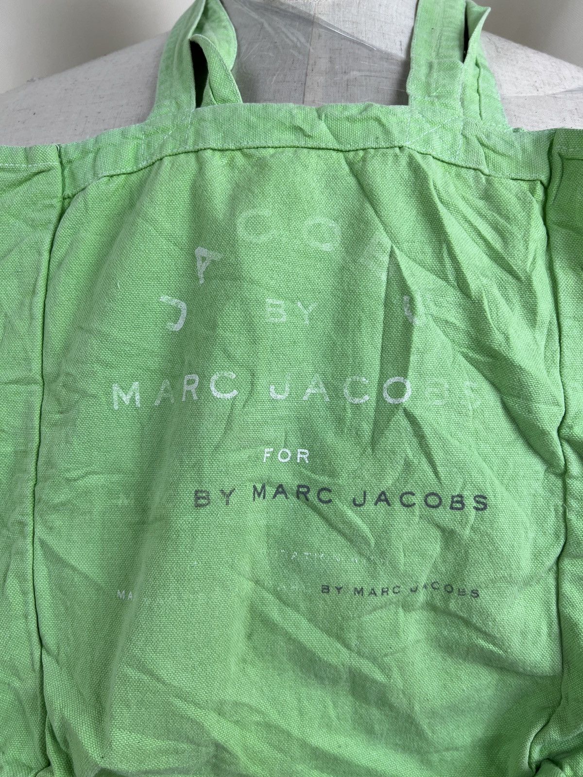 Marc Jacobs Jacobs By Marc Jacobs Green Canvas Totebag Size ONE SIZE - 3 Thumbnail