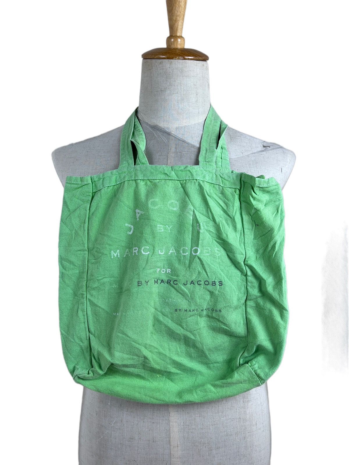 Marc Jacobs Jacobs By Marc Jacobs Green Canvas Totebag Size ONE SIZE - 1 Thumbnail