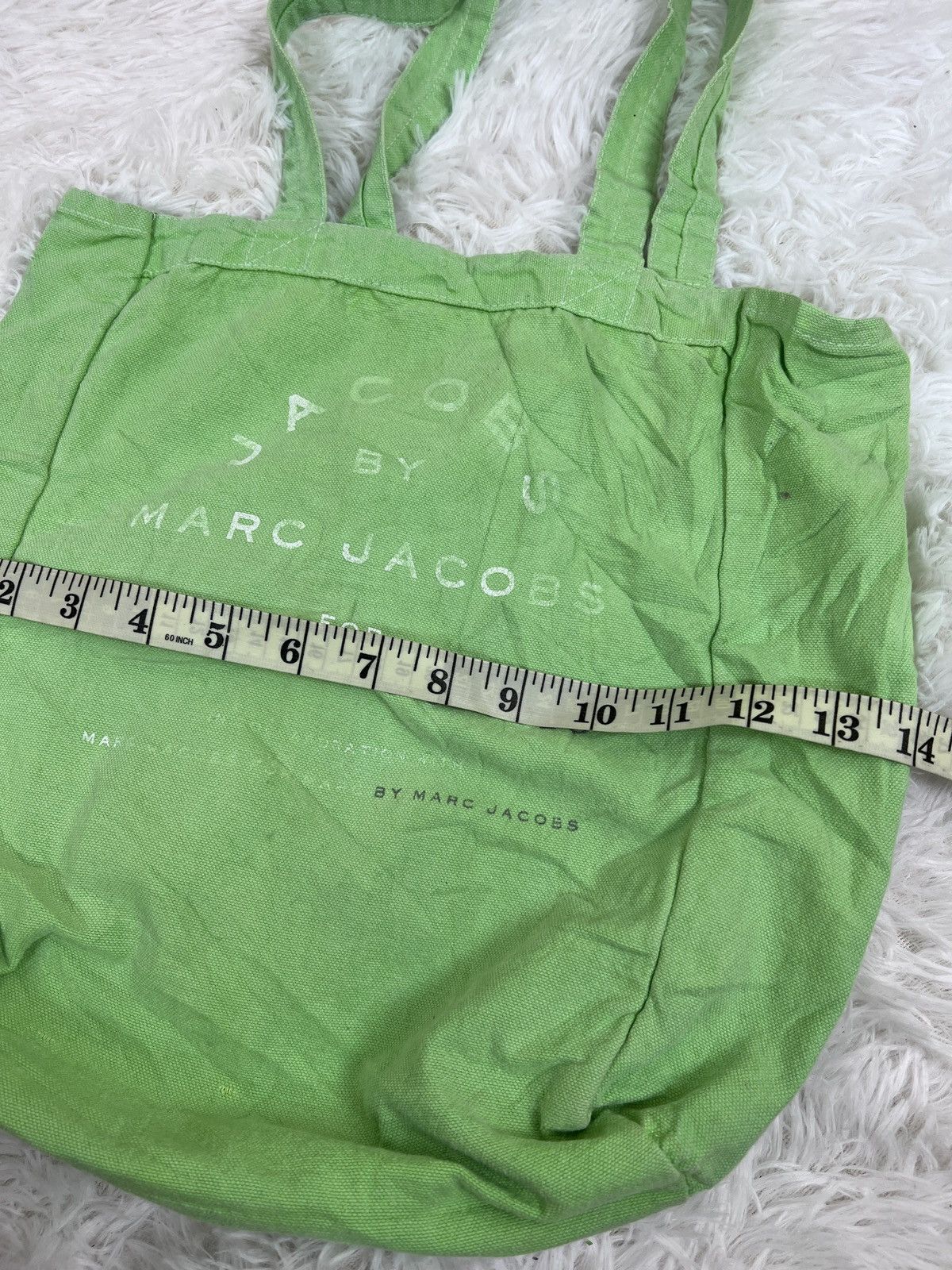 Marc Jacobs Jacobs By Marc Jacobs Green Canvas Totebag Size ONE SIZE - 4 Thumbnail