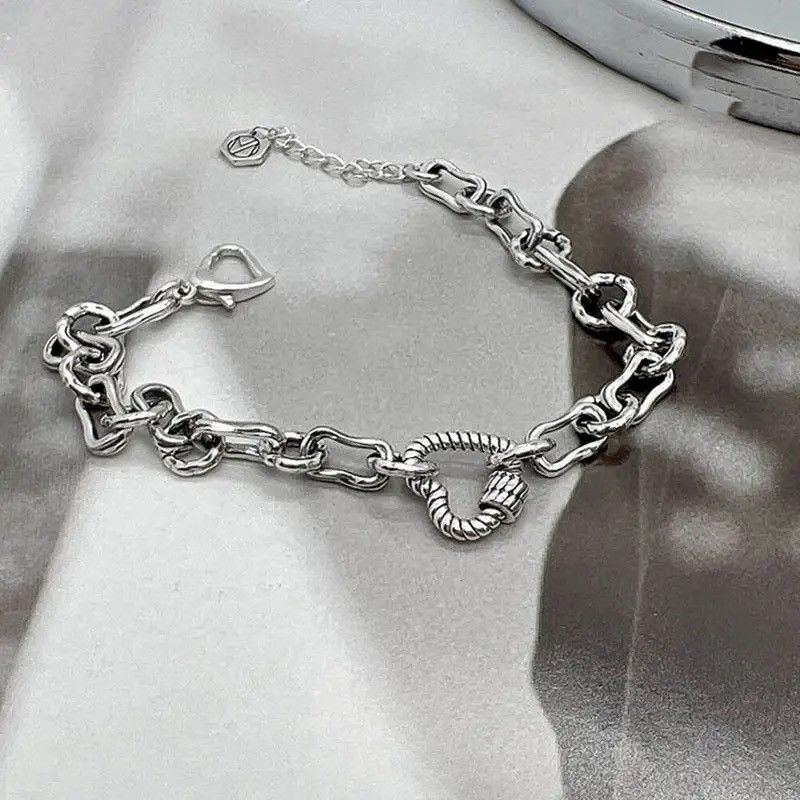 Jewelry Creative Love Heart Bracelet Size ONE SIZE - 2 Thumbnail