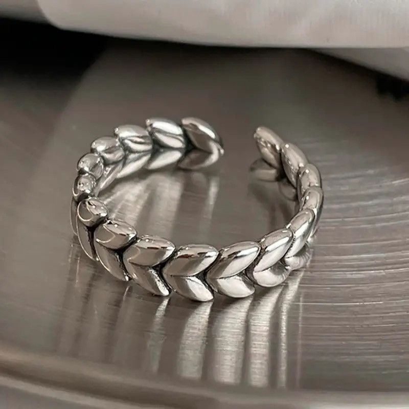 Jewelry Creative Love Heart Ring Size ONE SIZE - 1 Thumbnail
