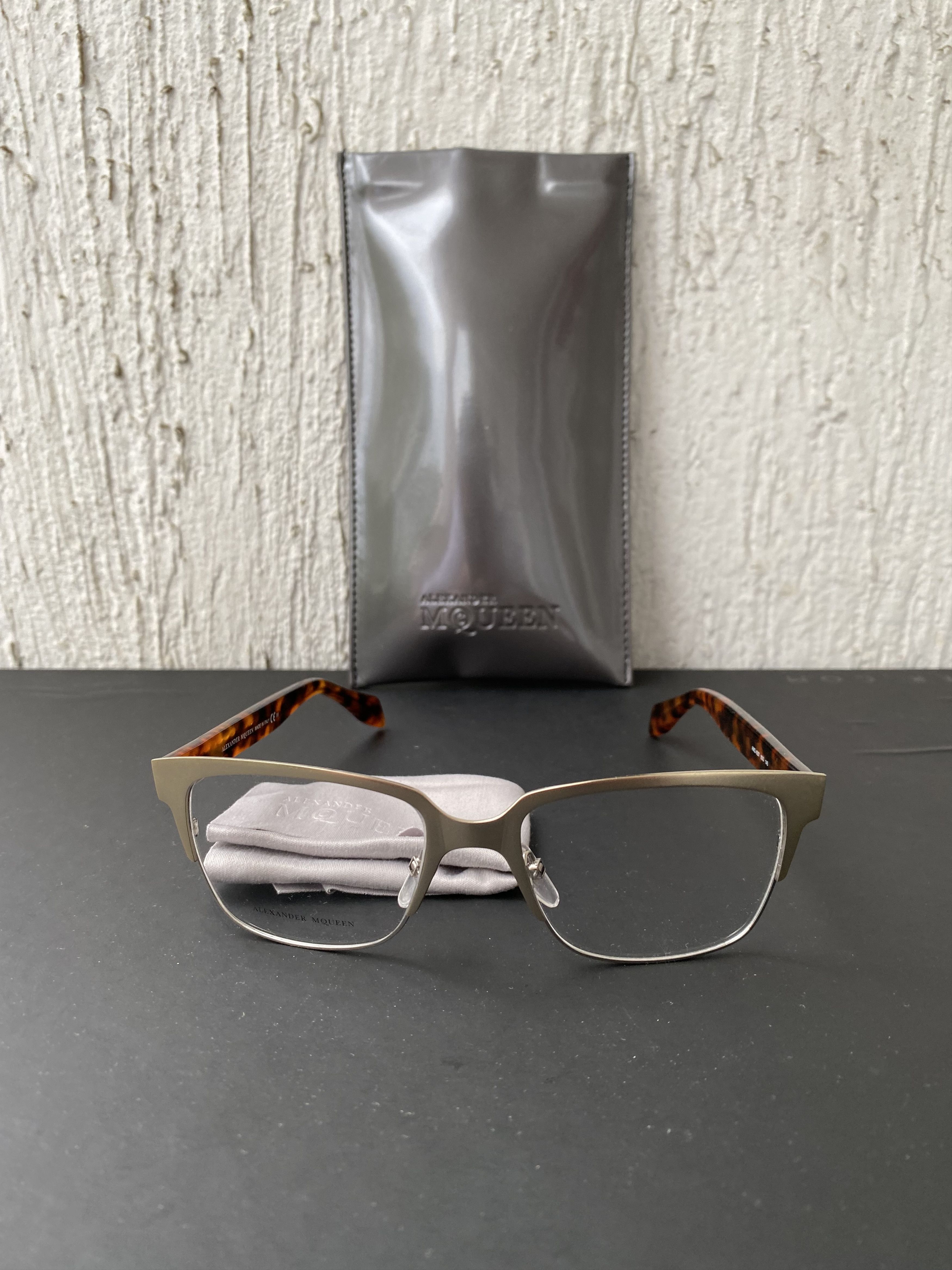 Alexander McQueen metal frame glasses Size ONE SIZE - 2 Thumbnail