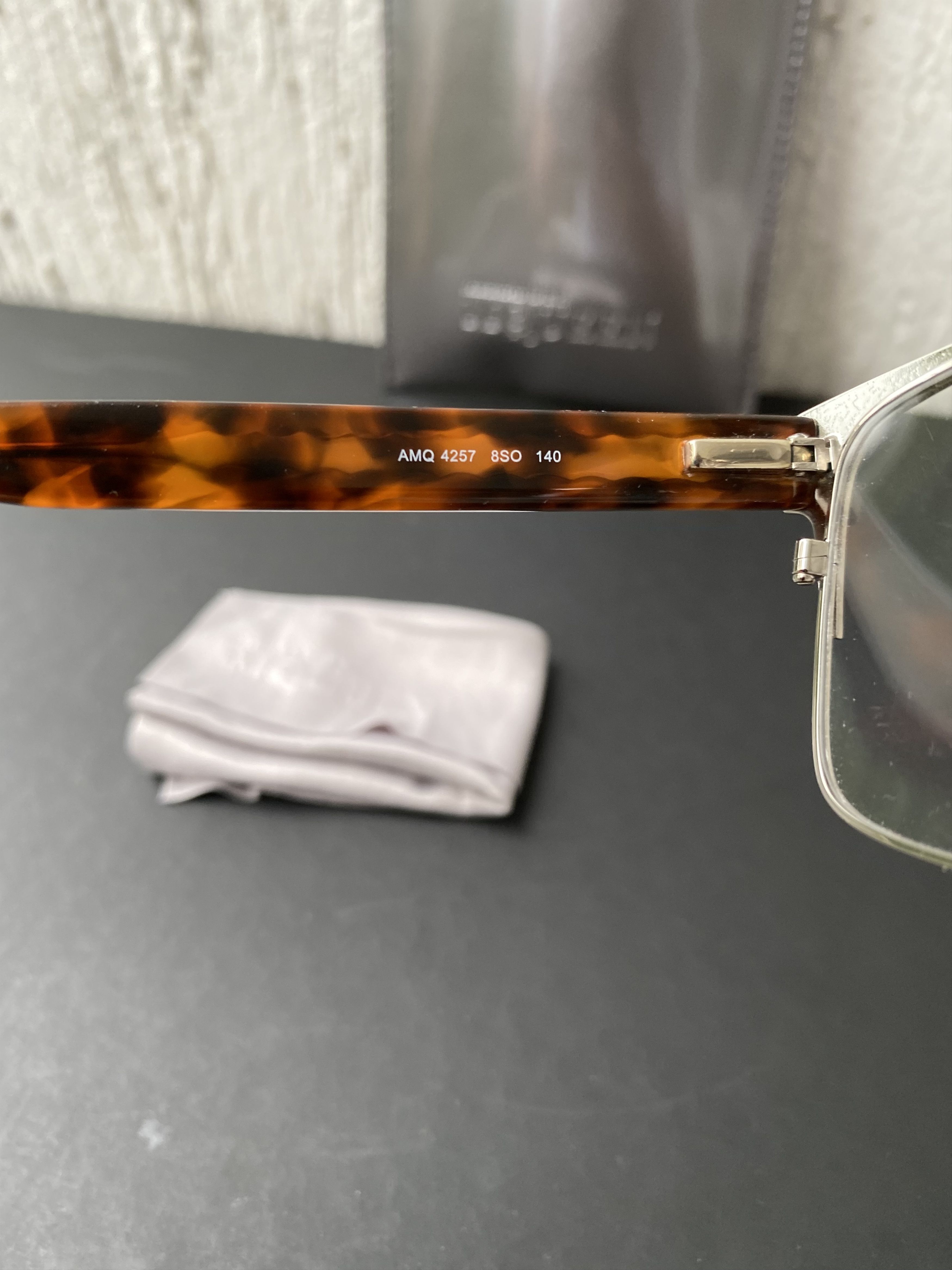 Alexander McQueen metal frame glasses Size ONE SIZE - 4 Thumbnail