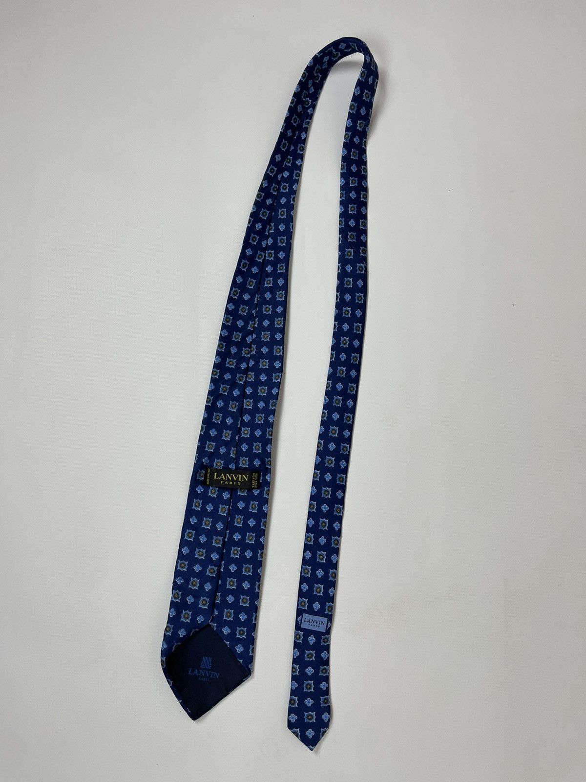 Lanvin Lanvin Paris monogram made in Italy 100% silk tie Size ONE SIZE - 5 Thumbnail