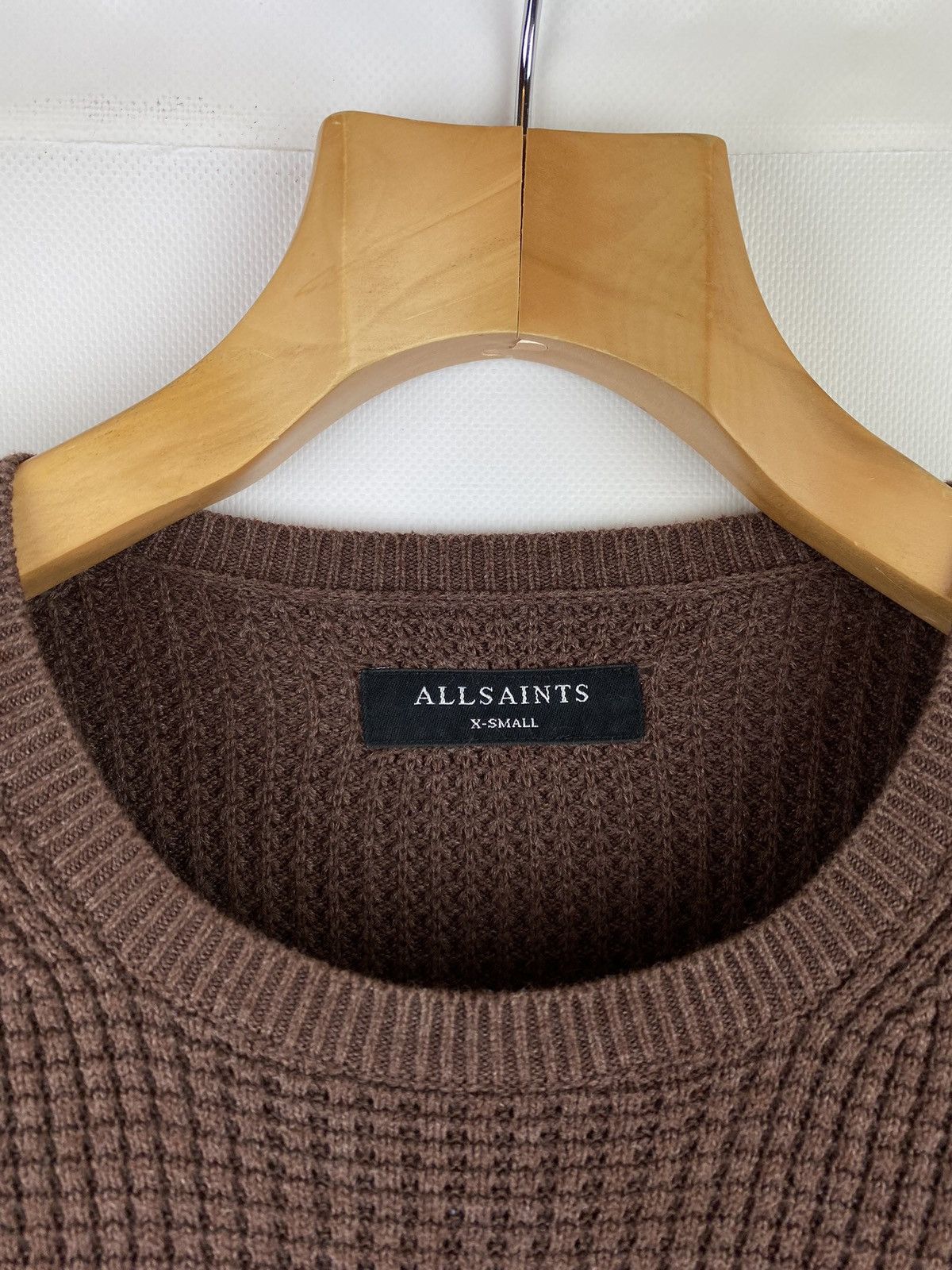 Allsaints × Japanese Brand Allsaints Wells crew neck knitted sweater pullover size Xs Size US XS / EU 42 / 0 - 17 Thumbnail