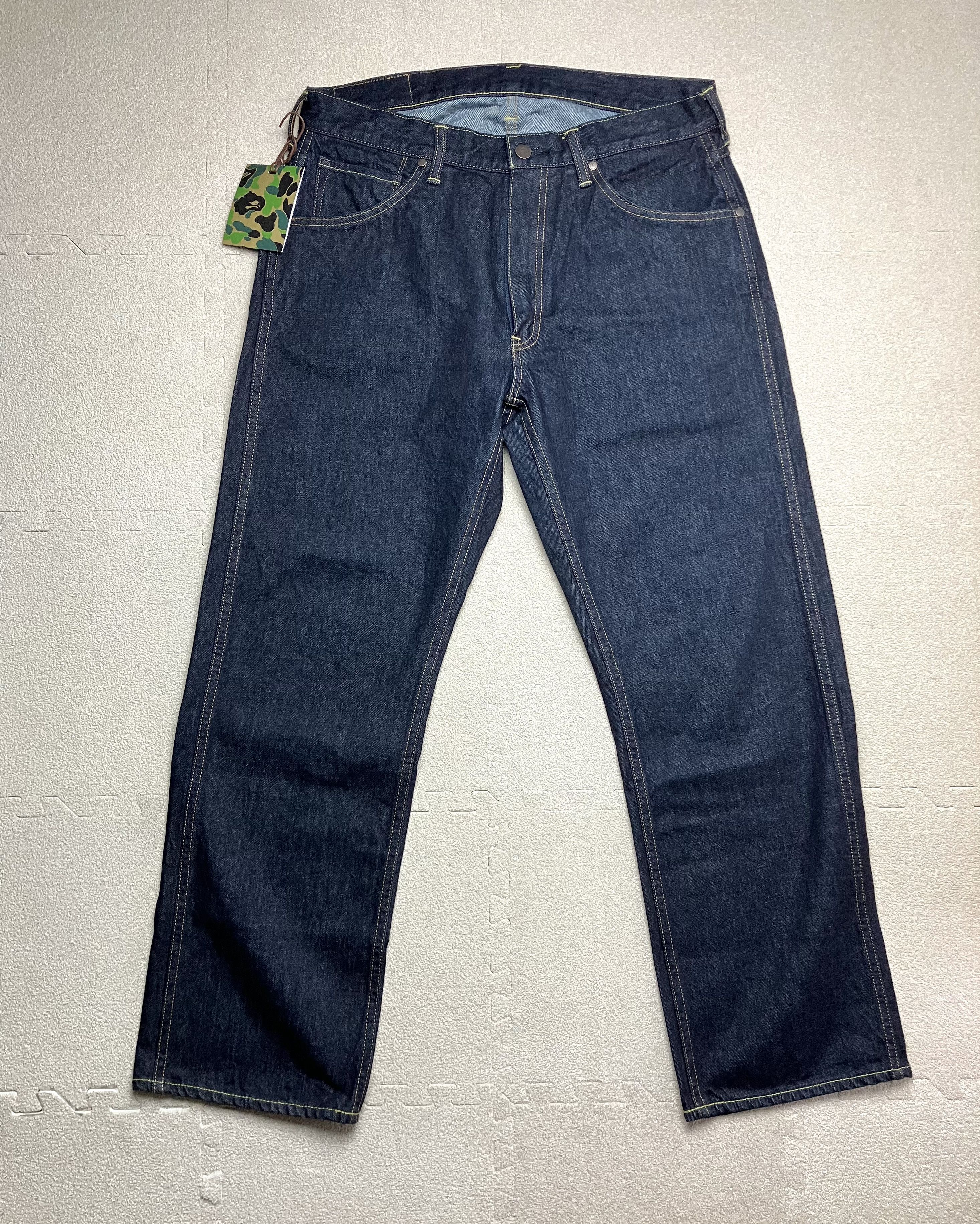 Bape RARE Bape Big Bapesta Star Logo Denim Size US 32 / EU 48 - 2 Thumbnail