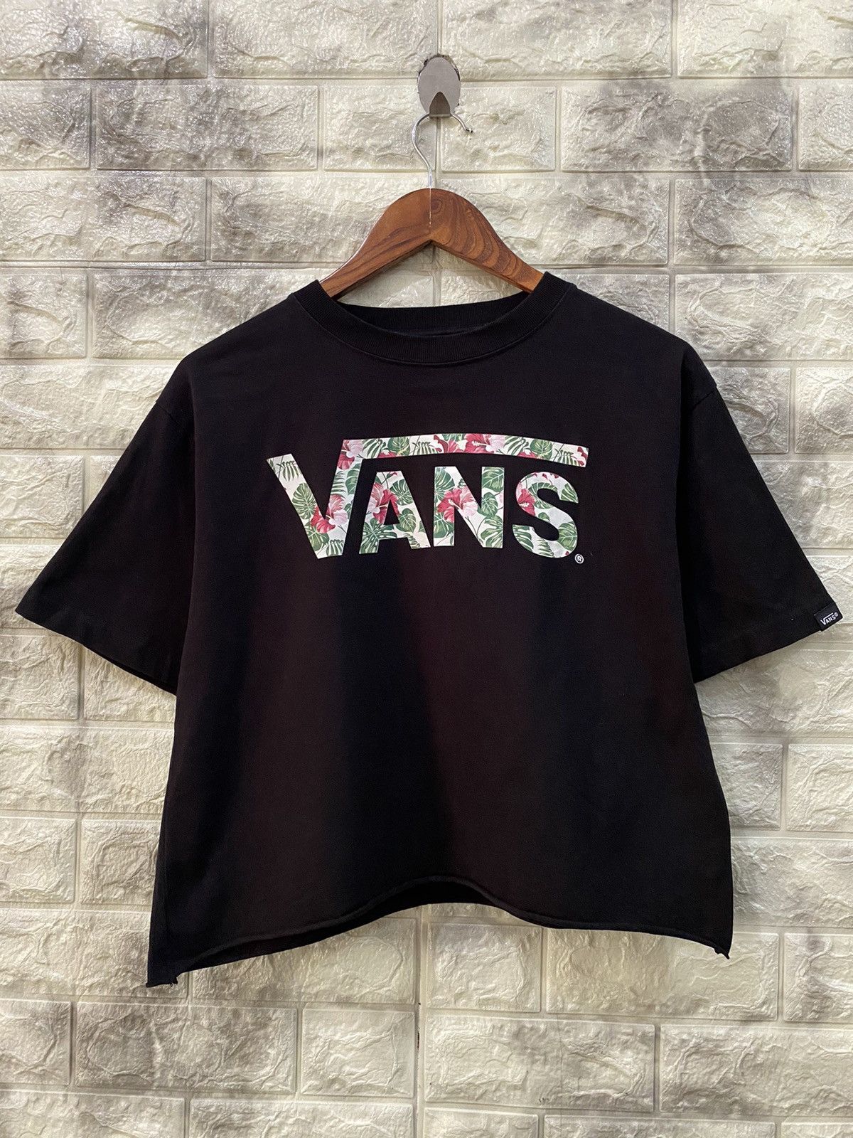 Vans Crop Shirt Vans Logo Size M / US 6-8 / IT 42-44 - 1 Thumbnail