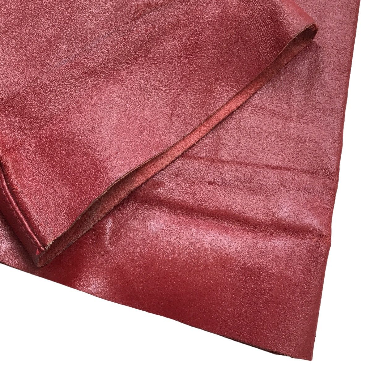 Genuine Leather NCB Japan Oxblood Genuine Cowhide Full Leather Pants Size US 28 / EU 44 - 10 Thumbnail