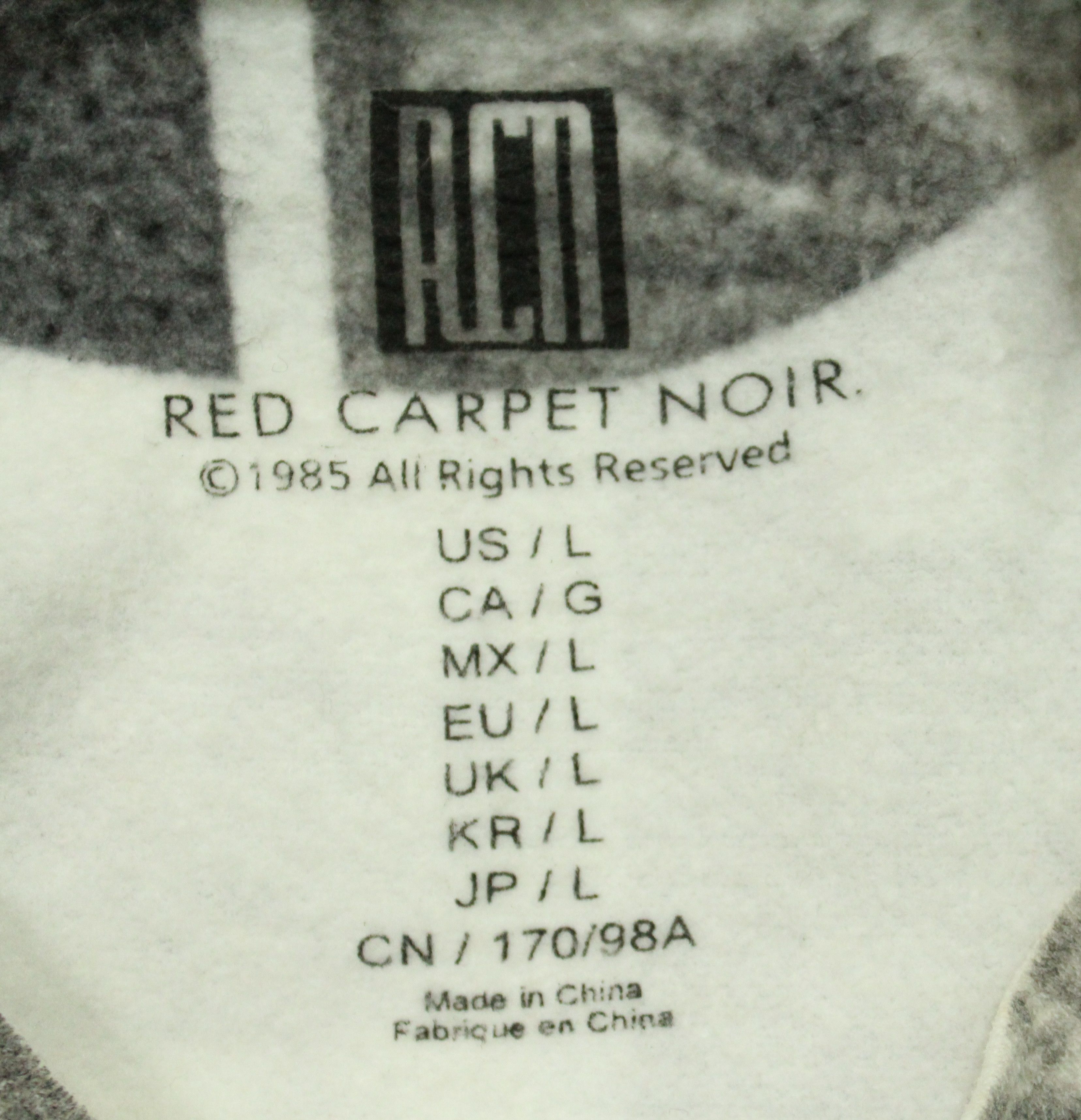Designer × Marilyn Manson MARILYN MONROE Sweatshirt Red Carpet Noir Size US M / EU 48-50 / 2 - 11 Thumbnail