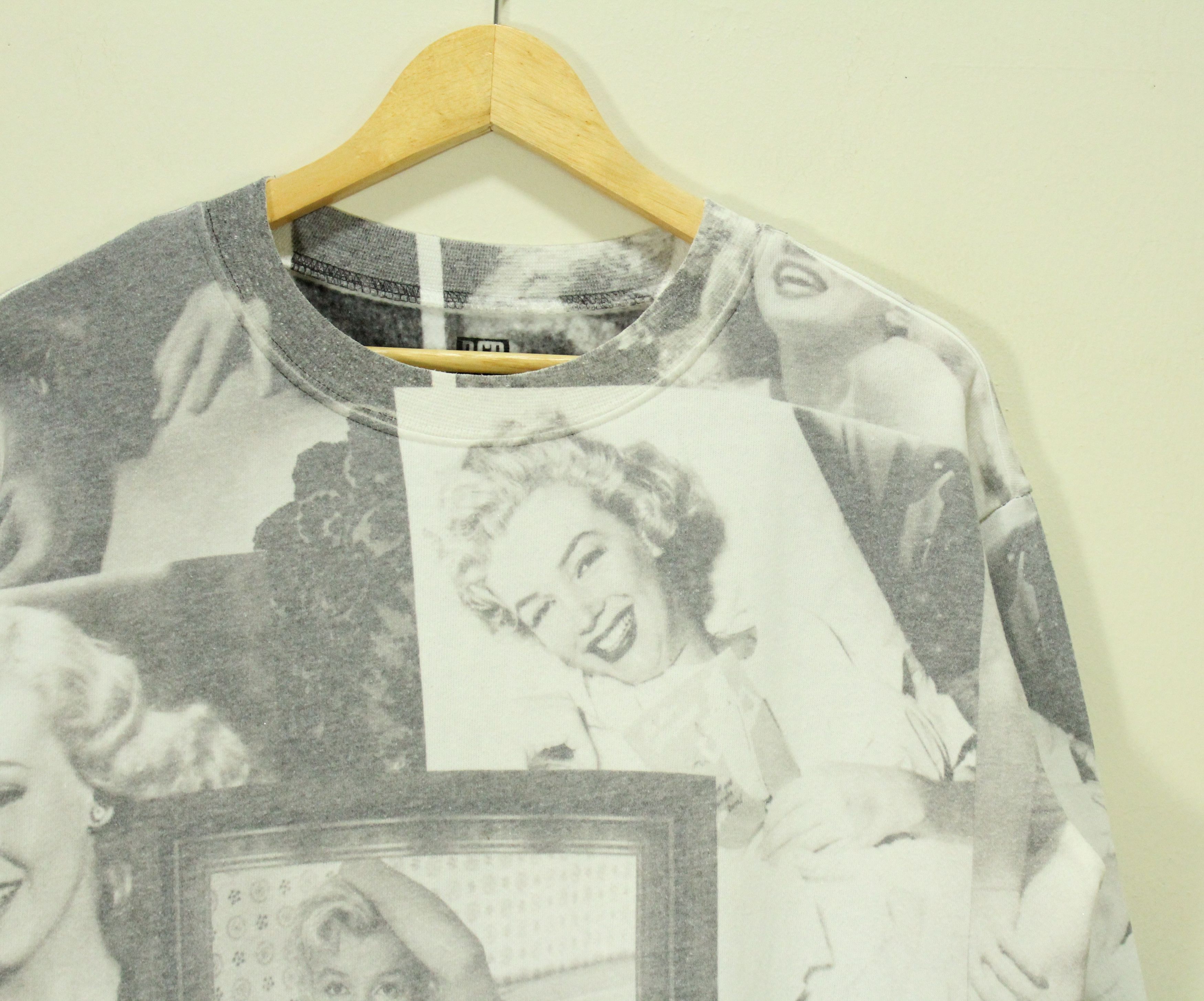 Designer × Marilyn Manson MARILYN MONROE Sweatshirt Red Carpet Noir Size US M / EU 48-50 / 2 - 4 Thumbnail