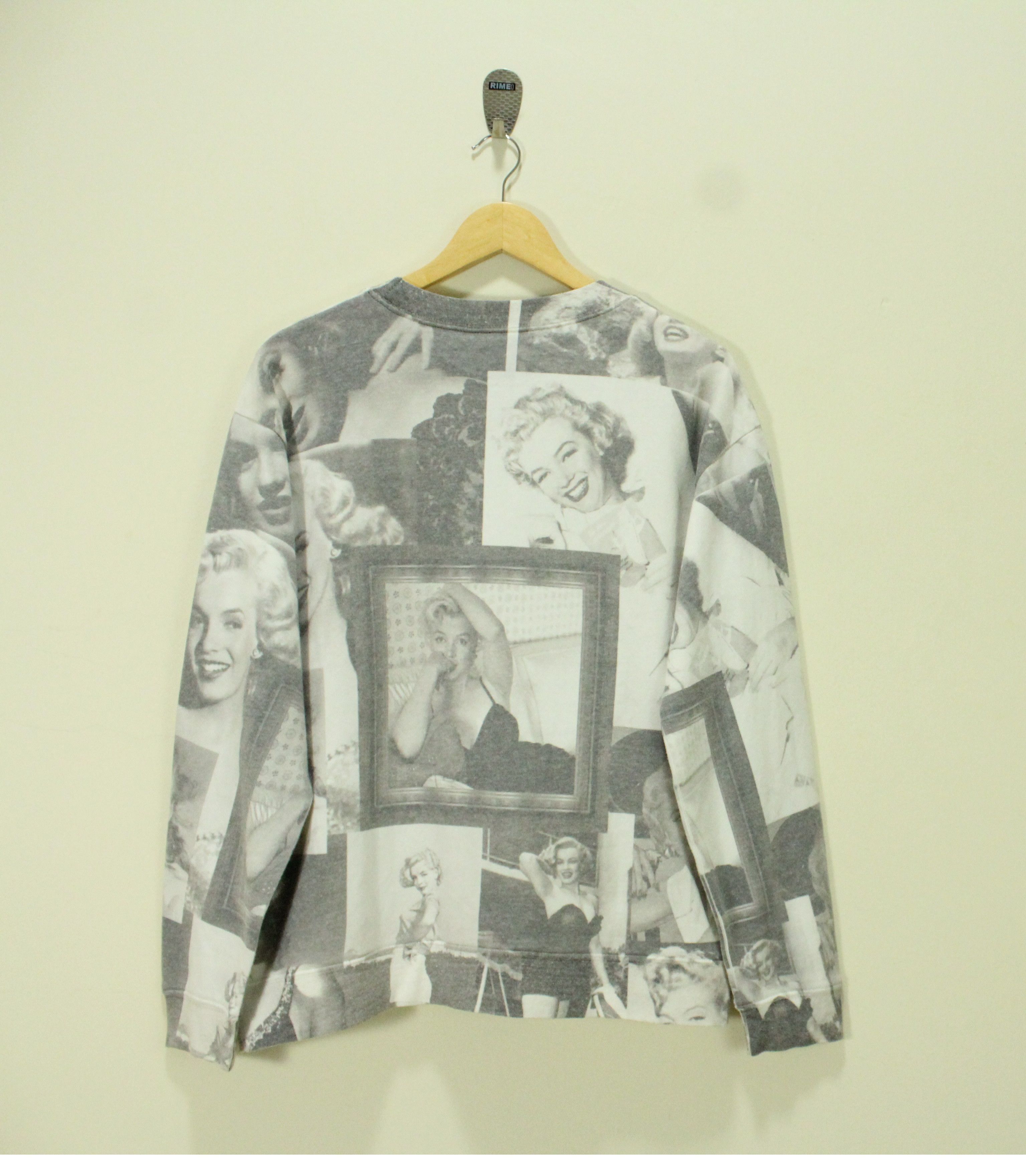Designer × Marilyn Manson MARILYN MONROE Sweatshirt Red Carpet Noir Size US M / EU 48-50 / 2 - 3 Thumbnail