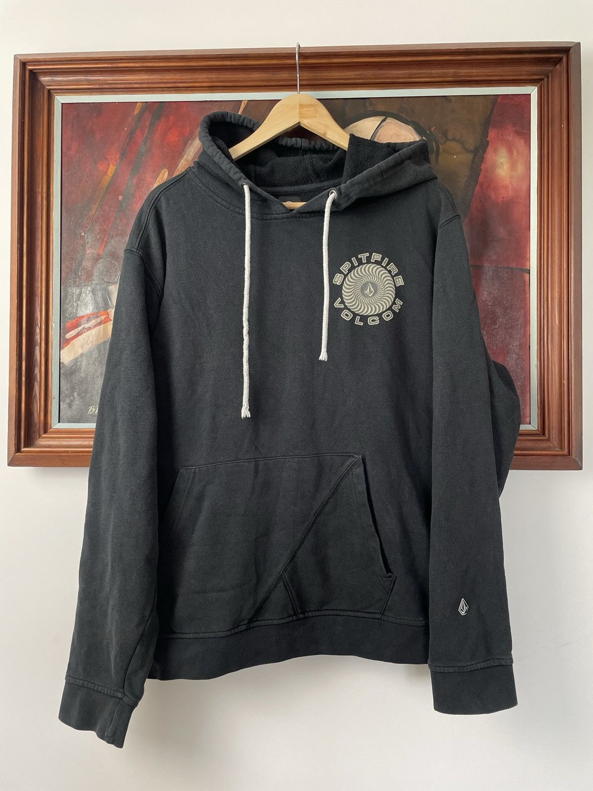 Volcom Vintage Y2k Volcom x Spitfire Skate Hoodie Collaboration Size US M / EU 48-50 / 2 - 2 Thumbnail