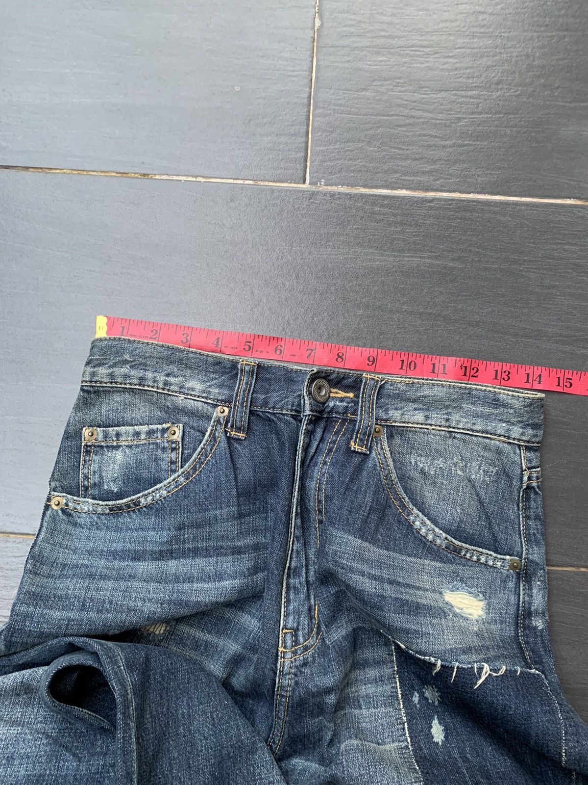 Japanese Brand Another Edition Distresed Custom Denim Size US 28 / EU 44 - 14 Thumbnail