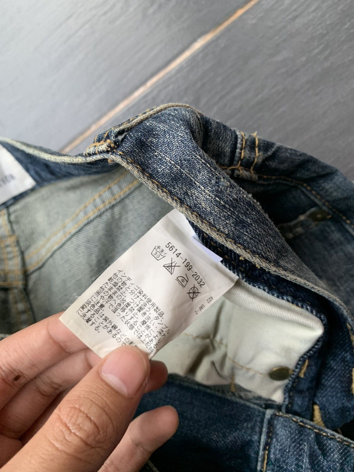 Japanese Brand Another Edition Distresed Custom Denim Size US 28 / EU 44 - 7 Thumbnail