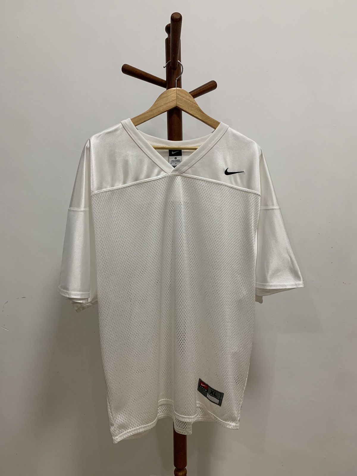 image of Vintage Y2K Nike Nfl Plain Jersey in White, Men's (Size XL)