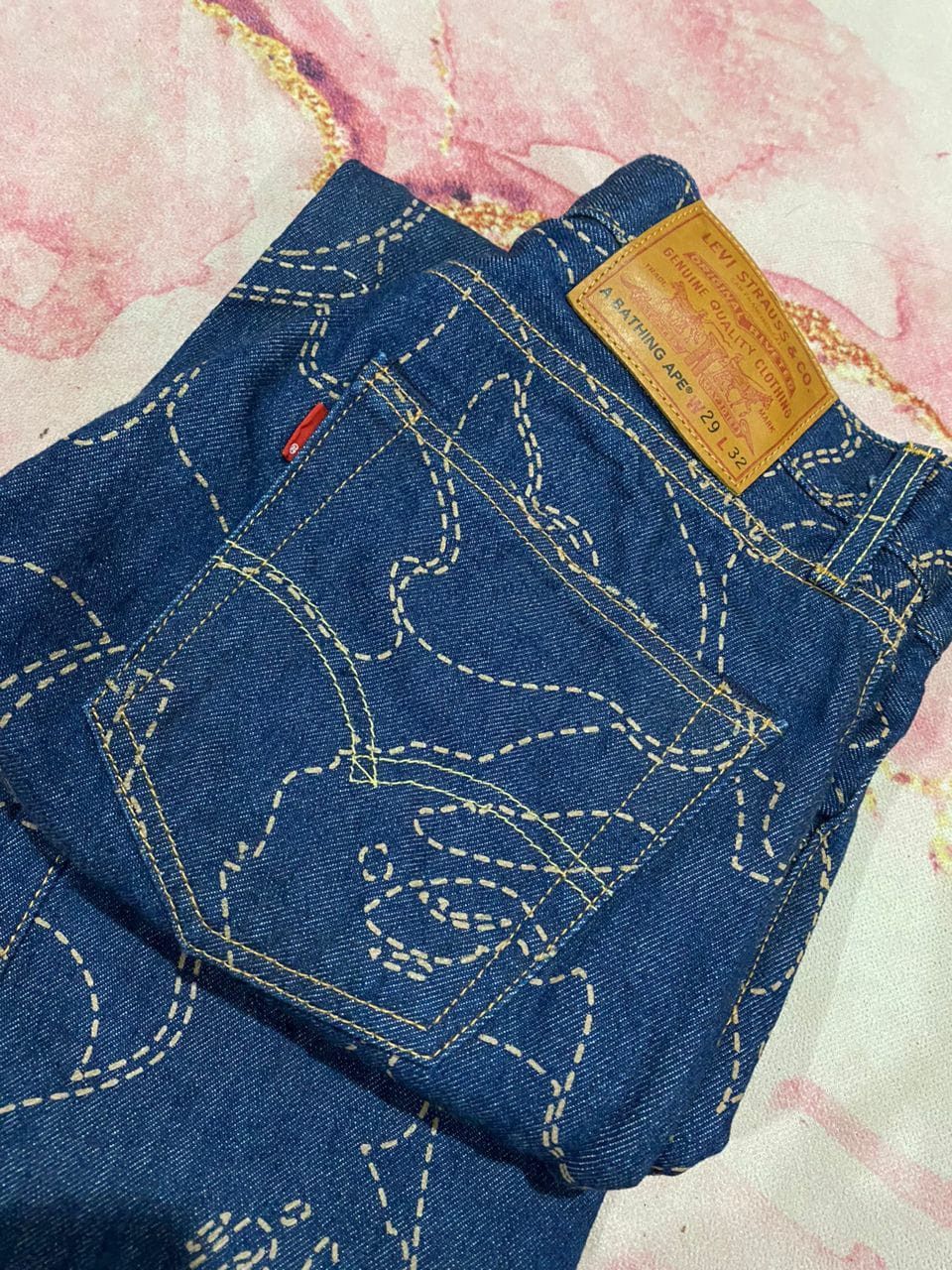 Bape × Levi's BAPE x LEVI'S CAMO 501 '93 MODEL Size US 29 - 7 Thumbnail