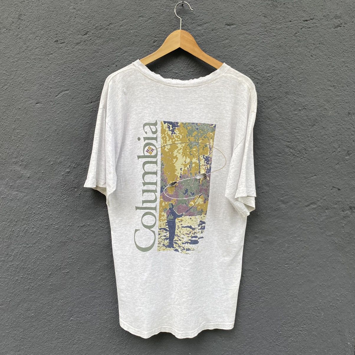 Columbia Thrashed Distressed Vintage 90s Columbia Fishing ERD GRUNGE Size US L / EU 52-54 / 3 - 1 Thumbnail