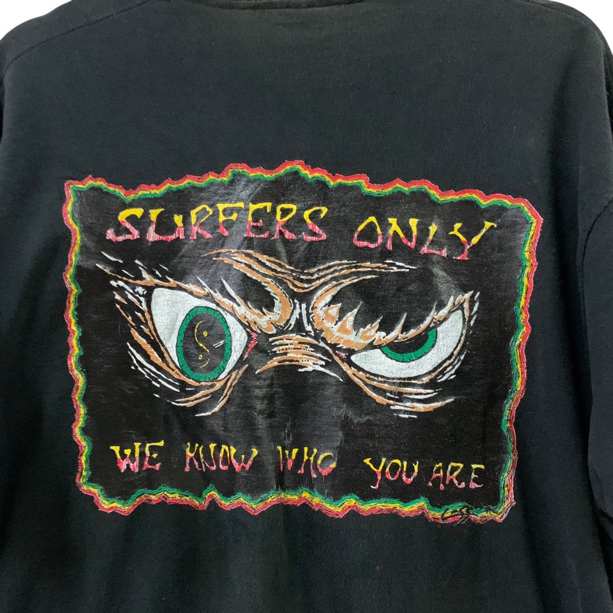 Vintage Vtg 90's Town & Country T&C Surfer Only T-Shirt Size US XL / EU 56 / 4 - 4 Thumbnail