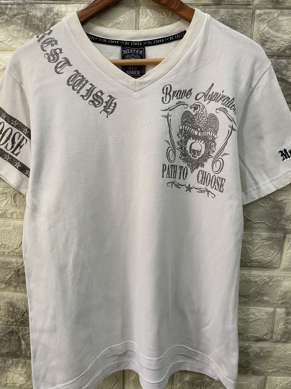 Japanese Brand Mister Out Sider Tee Size US M / EU 48-50 / 2 - 6 Thumbnail