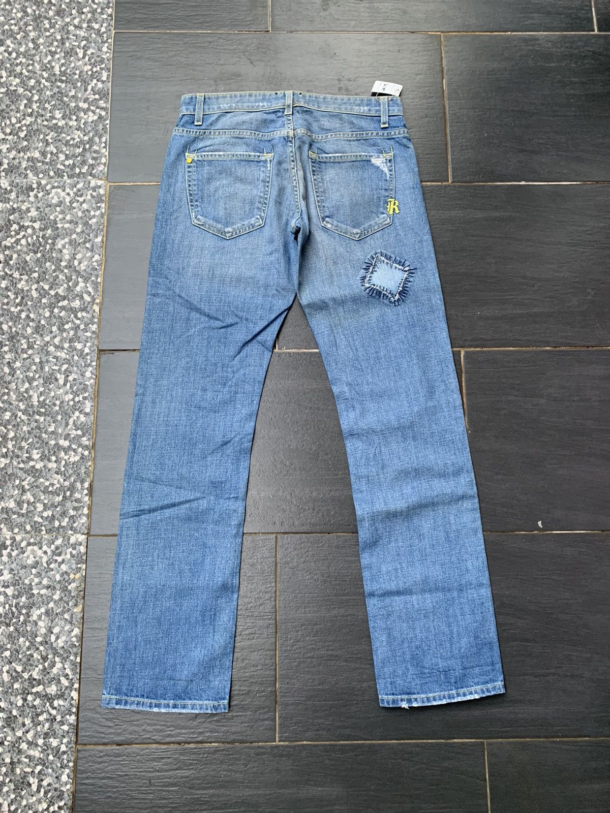 If Six Was Nine Vintage Rich & Skinny Distressed Denim Size US 31 - 6 Thumbnail