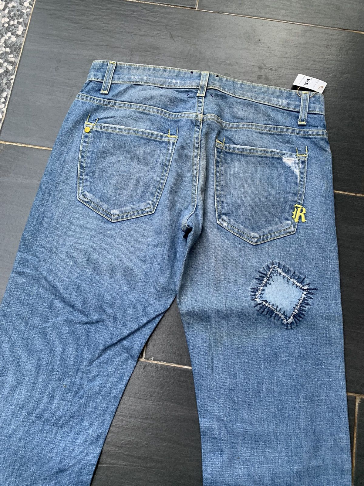 If Six Was Nine Vintage Rich & Skinny Distressed Denim Size US 31 - 9 Thumbnail