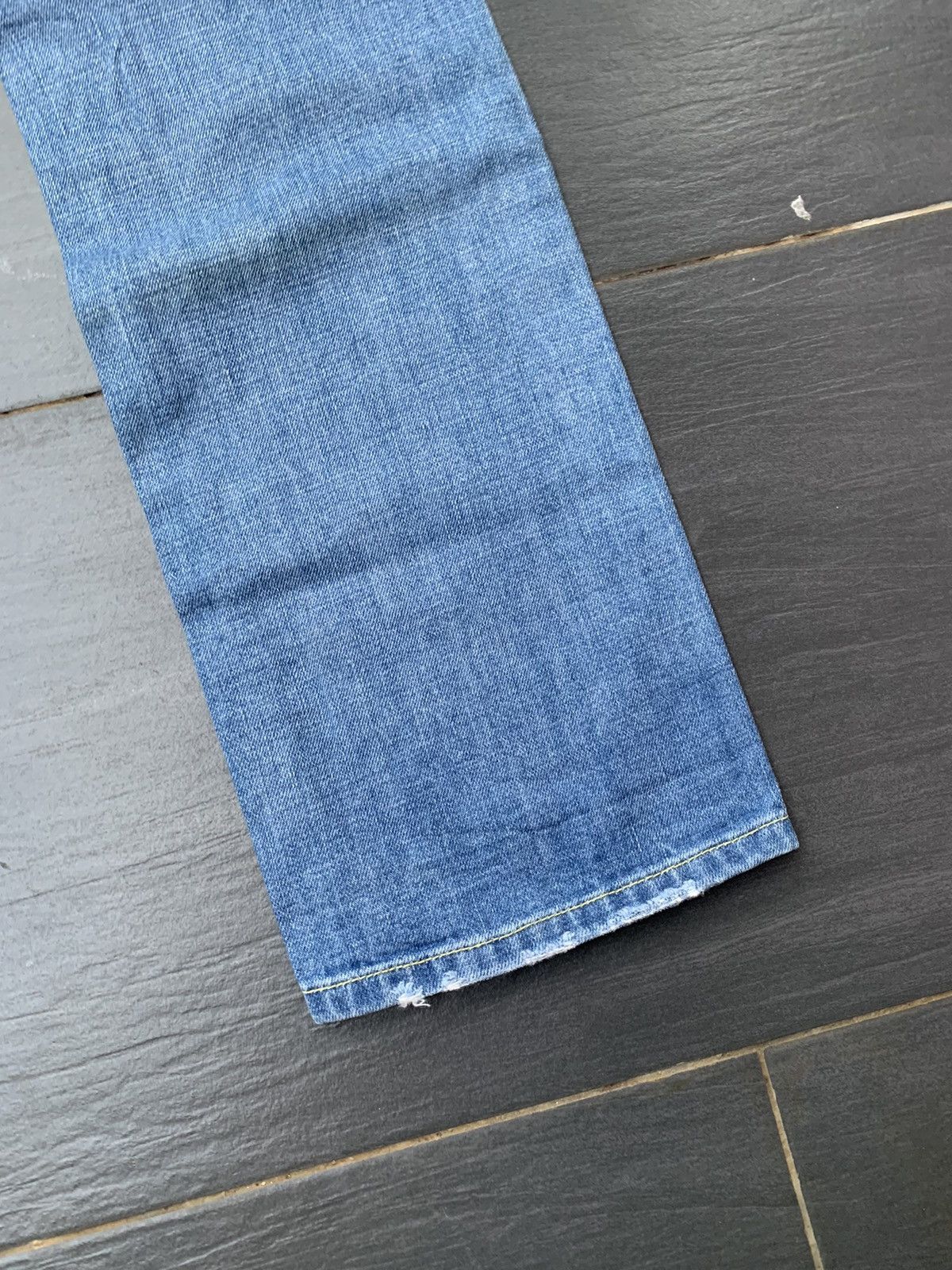 If Six Was Nine Vintage Rich & Skinny Distressed Denim Size US 31 - 8 Thumbnail