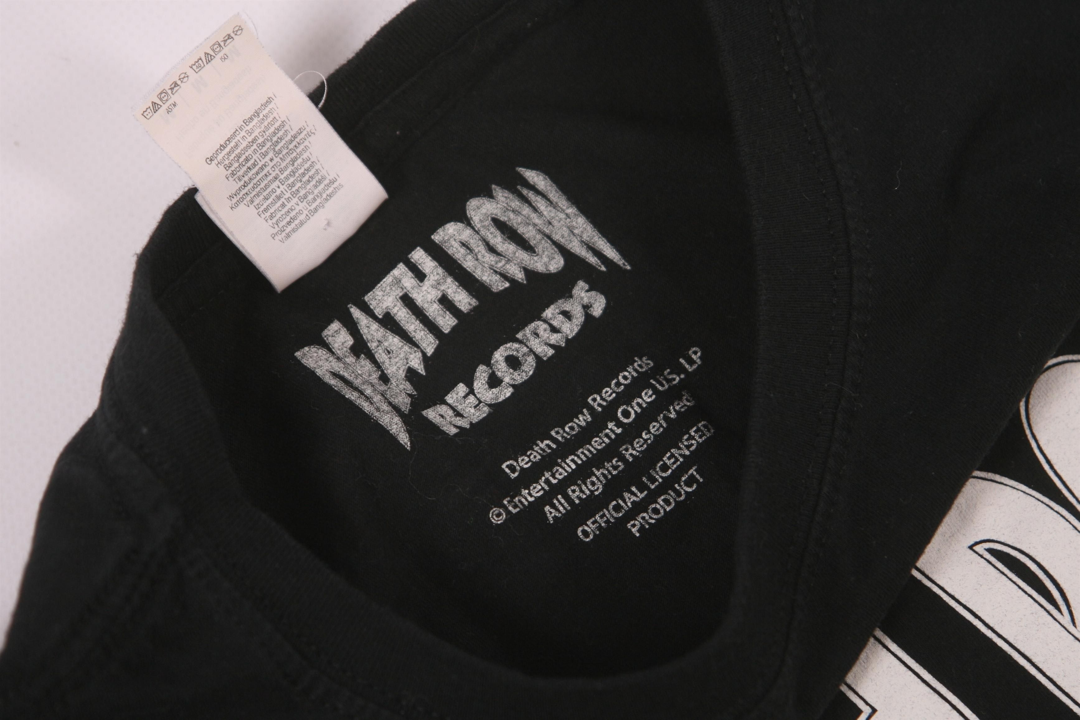 Band Tees Vintage Death Row Records Big Logo Graphic T-Shirt Size US M / EU 48-50 / 2 - 3 Thumbnail