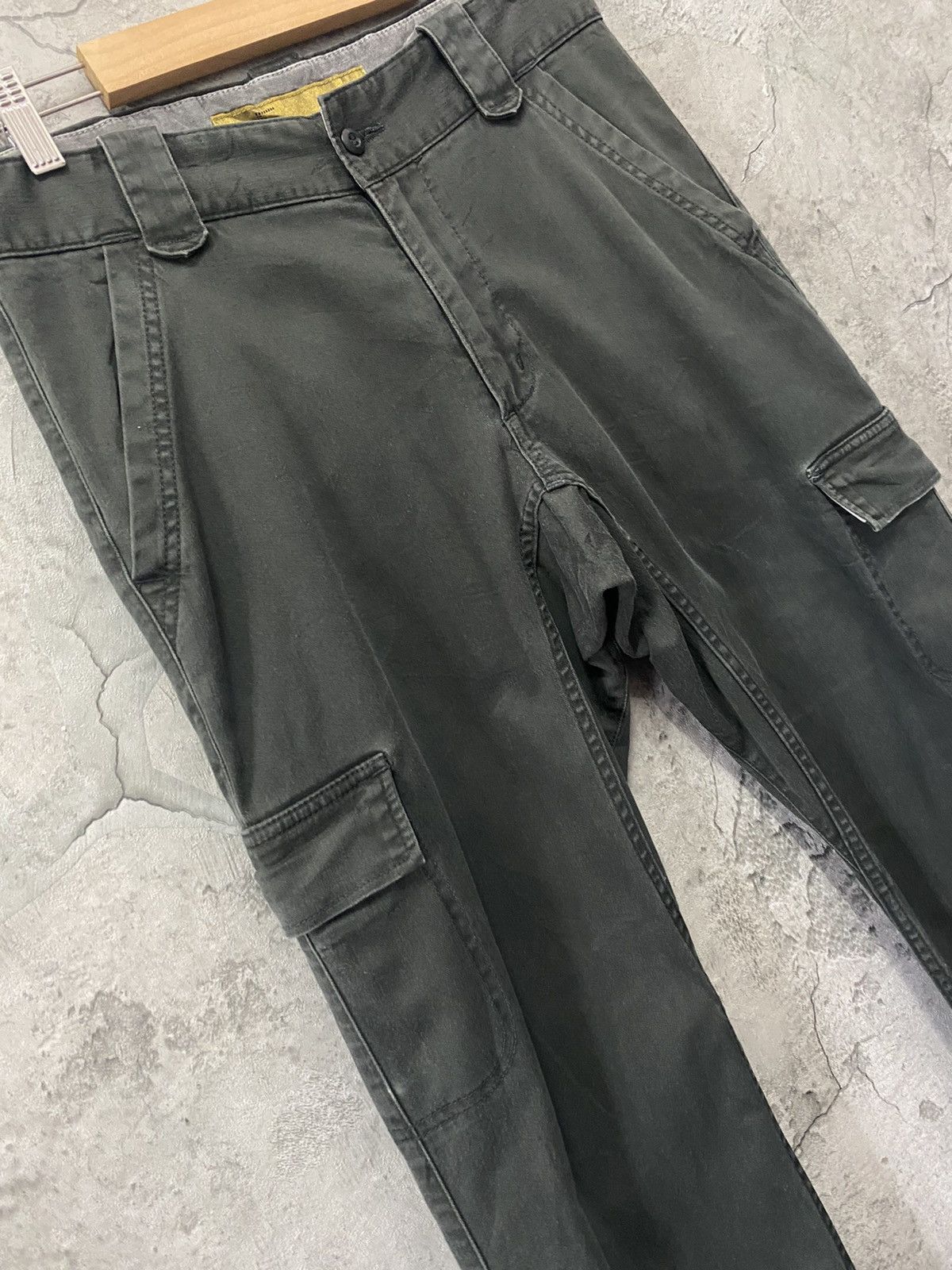 Edwin × Japanese Brand × Vintage Vintage Edwin E function Cargo Technical Mini Flared Size US 30 / EU 46 - 7 Thumbnail