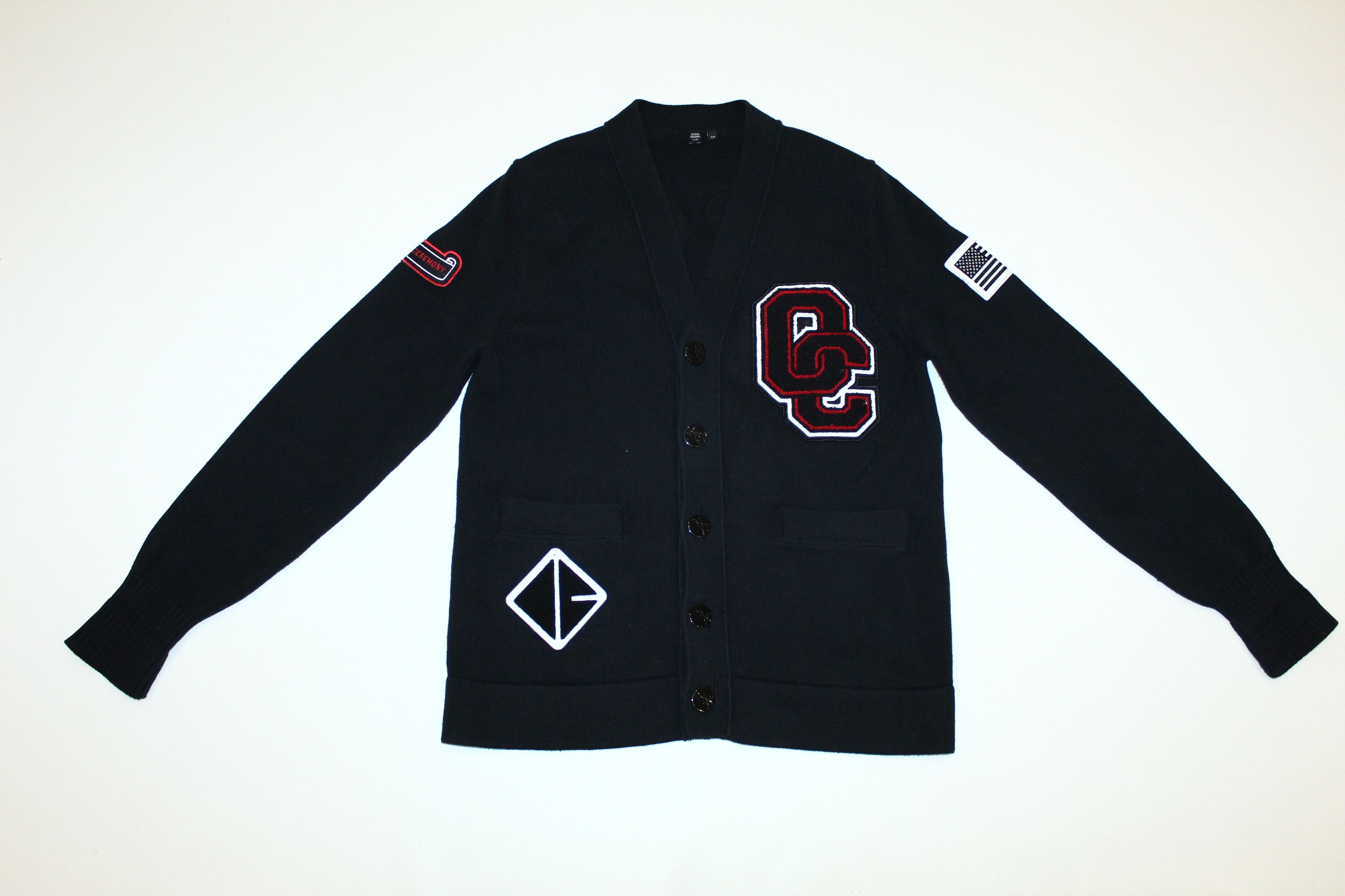 Opening Ceremony Opening Ceremony Varsity Cable Knit Cardigan Size US M / EU 48-50 / 2 - 4 Thumbnail