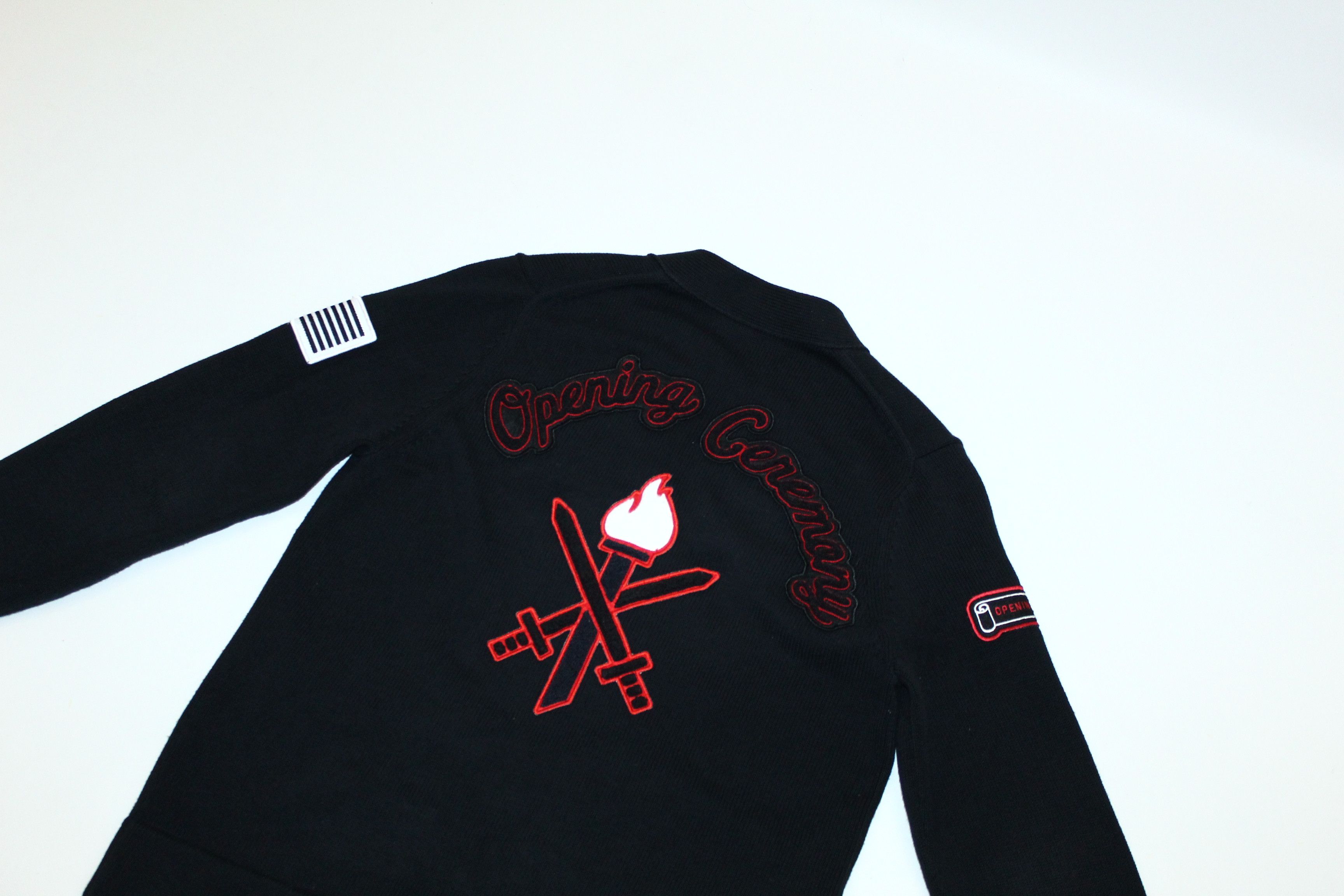 Opening Ceremony Opening Ceremony Varsity Cable Knit Cardigan Size US M / EU 48-50 / 2 - 3 Thumbnail