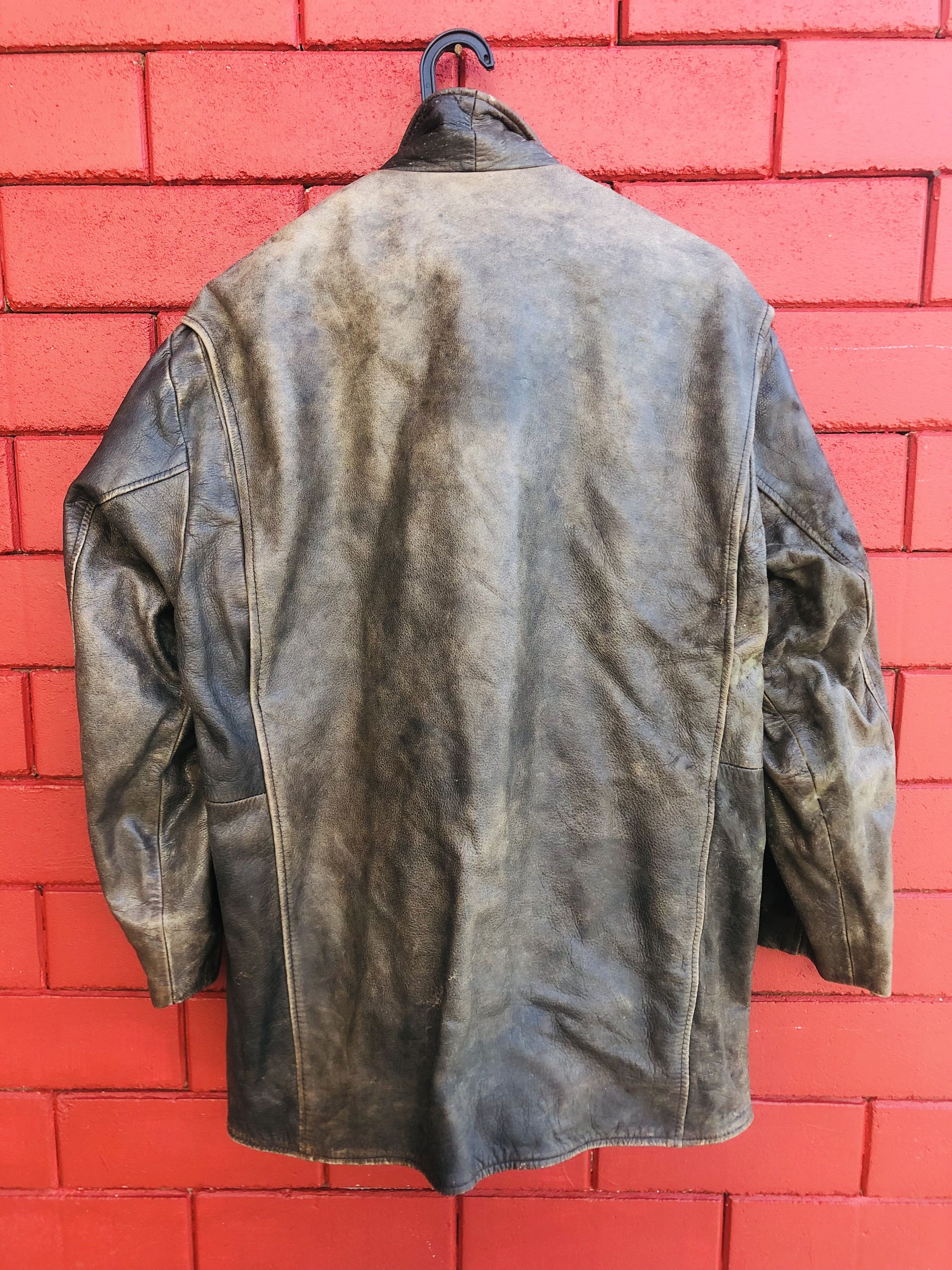 Japanese Brand × Vintage Vintage D1560 Designed Fashion Style Leather Jacket Size US L / EU 52-54 / 3 - 2 Thumbnail