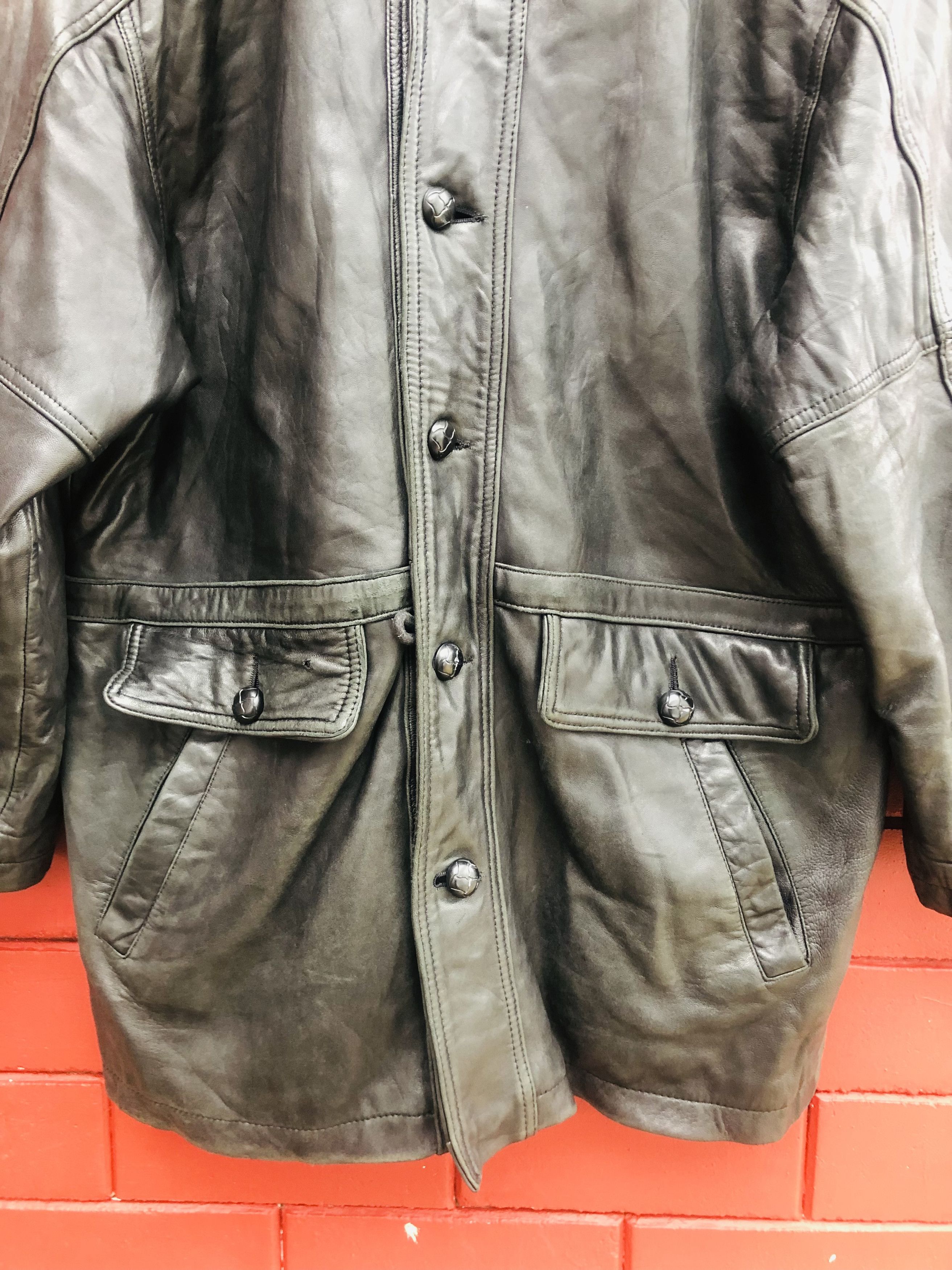 Japanese Brand × Vintage Vintage Dopio Leather Jacket Designer Fashion Style Size US L / EU 52-54 / 3 - 4 Thumbnail