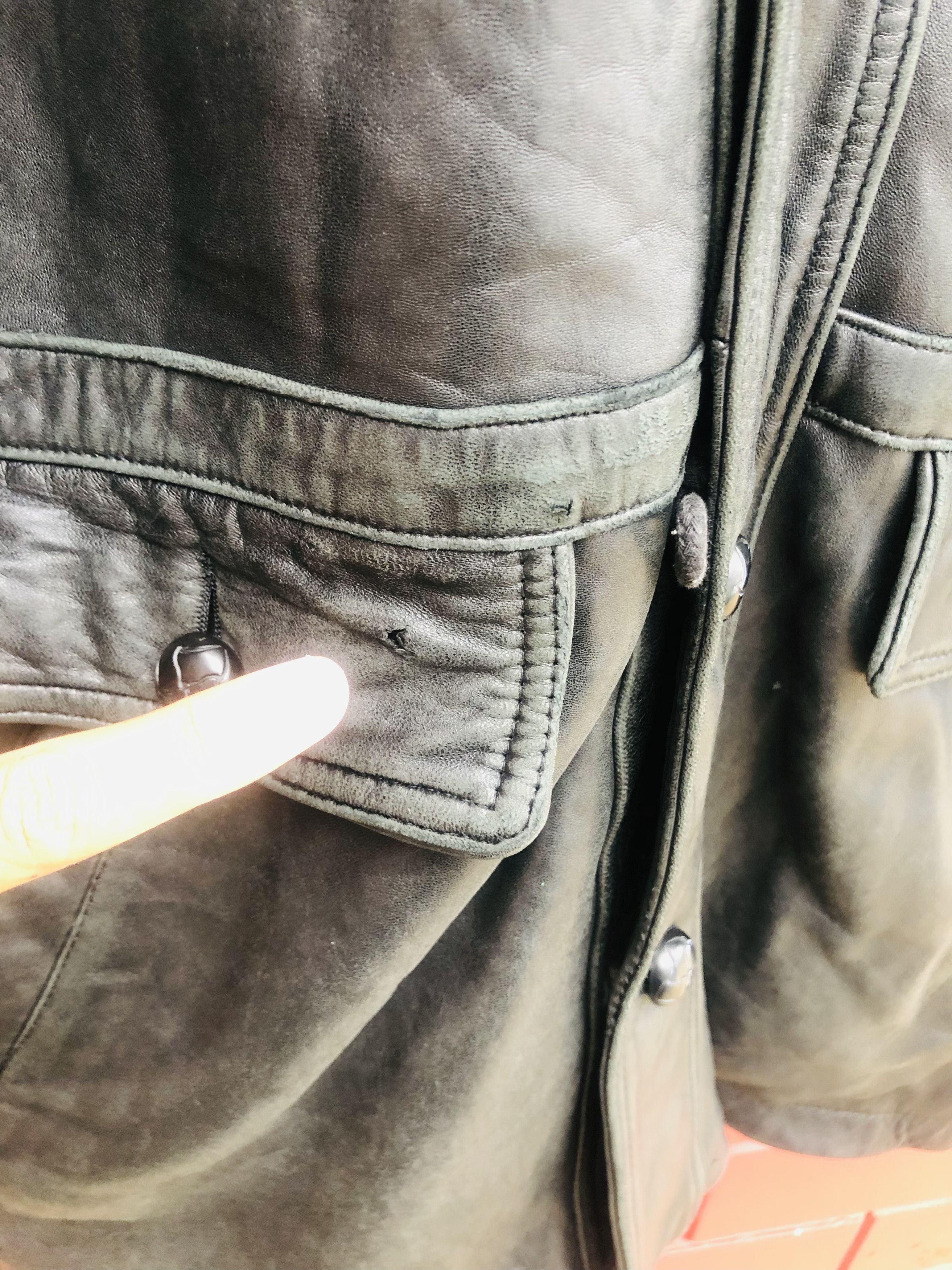 Japanese Brand × Vintage Vintage Dopio Leather Jacket Designer Fashion Style Size US L / EU 52-54 / 3 - 12 Thumbnail
