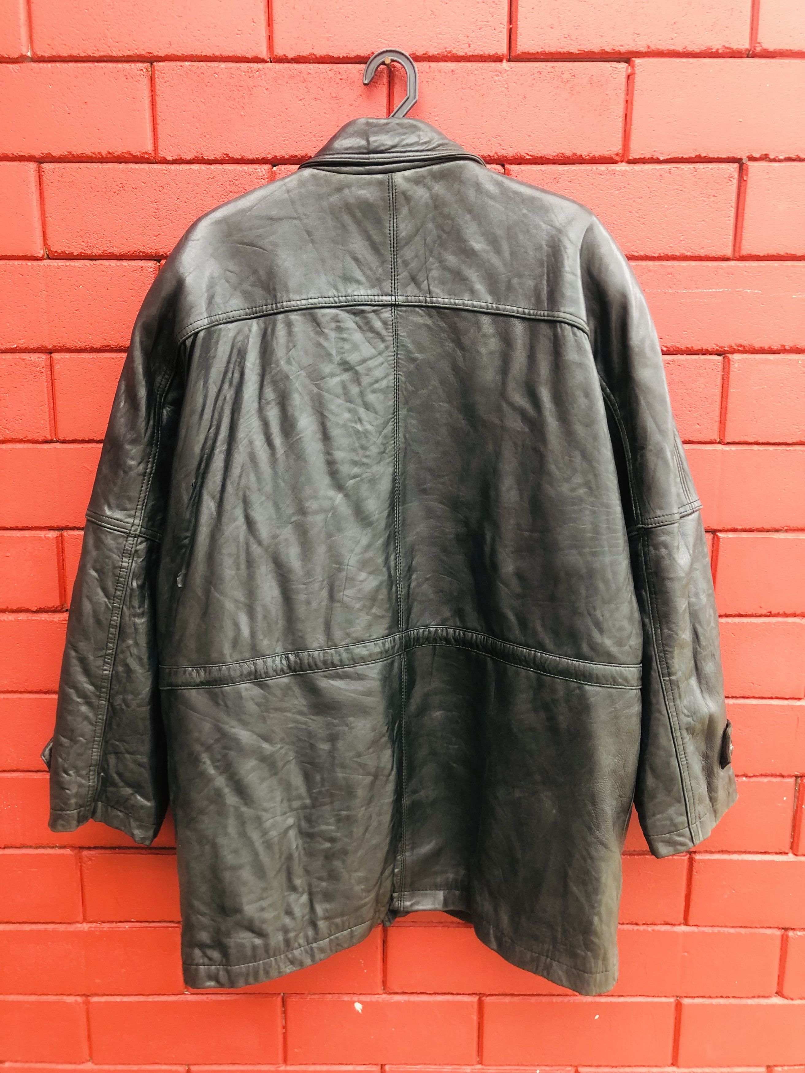 Japanese Brand × Vintage Vintage Dopio Leather Jacket Designer Fashion Style Size US L / EU 52-54 / 3 - 2 Thumbnail