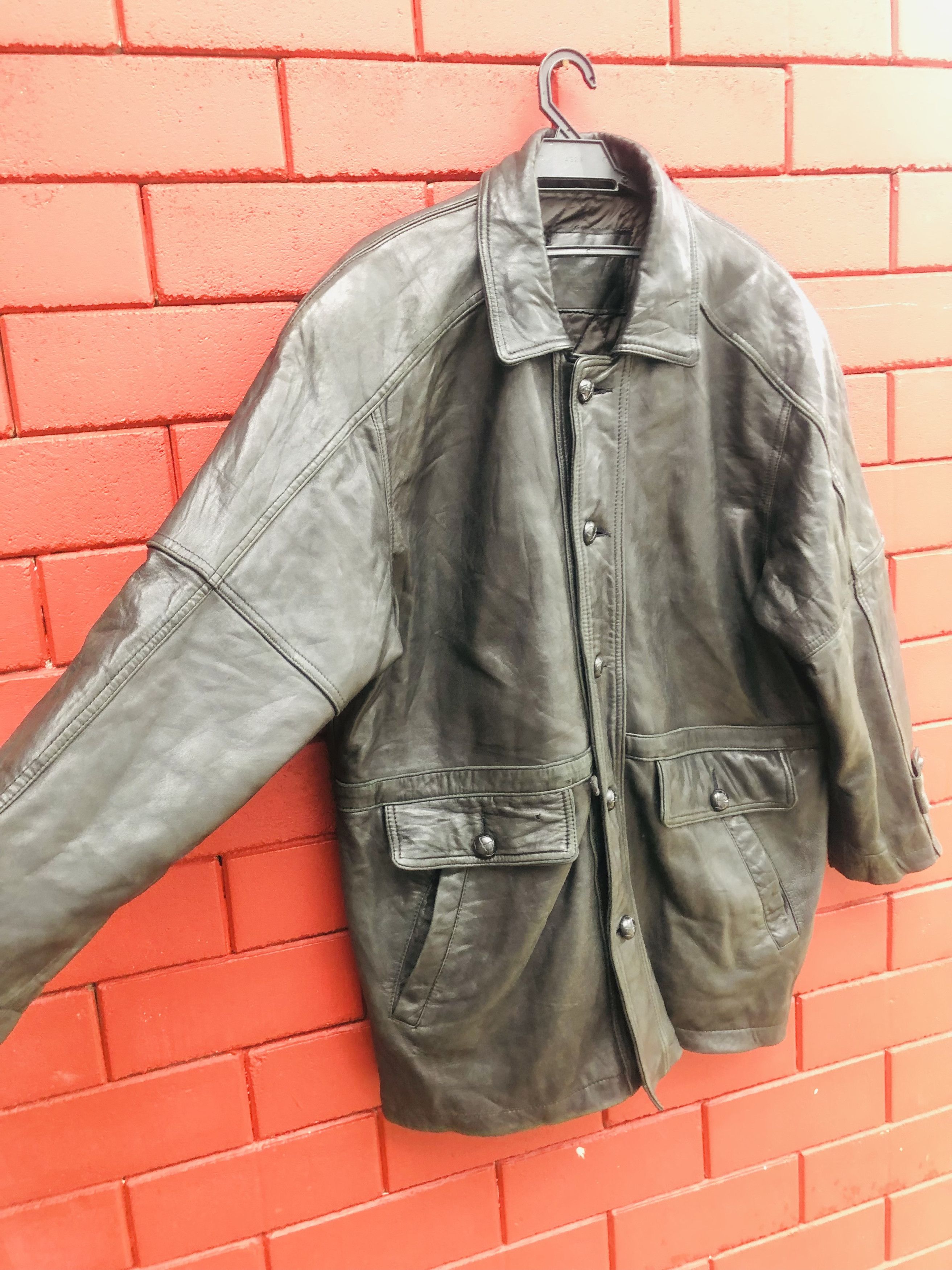 Japanese Brand × Vintage Vintage Dopio Leather Jacket Designer Fashion Style Size US L / EU 52-54 / 3 - 5 Thumbnail