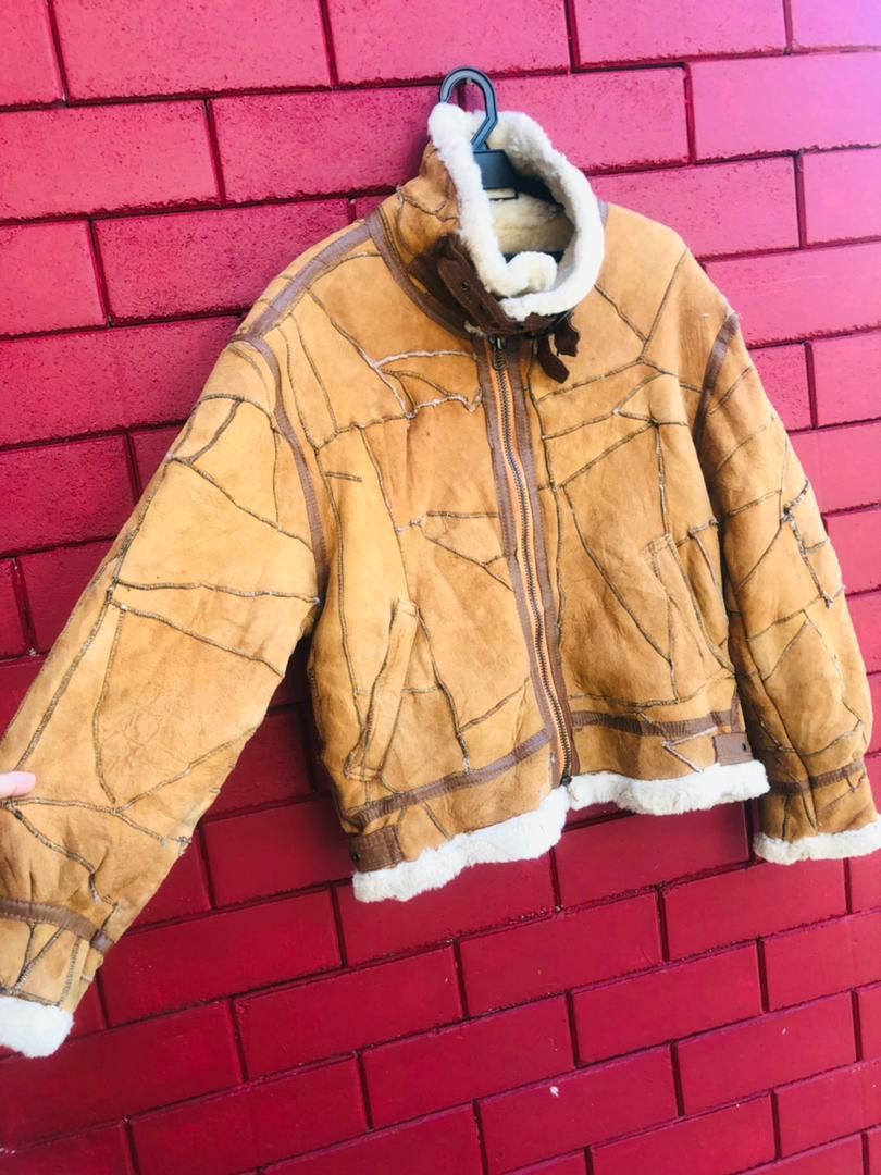 Japanese Brand × Vintage Vintage Yakuza Leather Jacket Designed Fashion Style Size US L / EU 52-54 / 3 - 6 Thumbnail