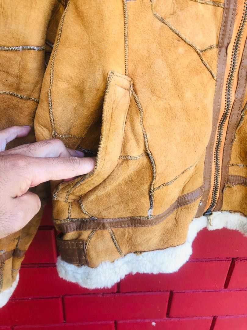 Japanese Brand × Vintage Vintage Yakuza Leather Jacket Designed Fashion Style Size US L / EU 52-54 / 3 - 8 Thumbnail