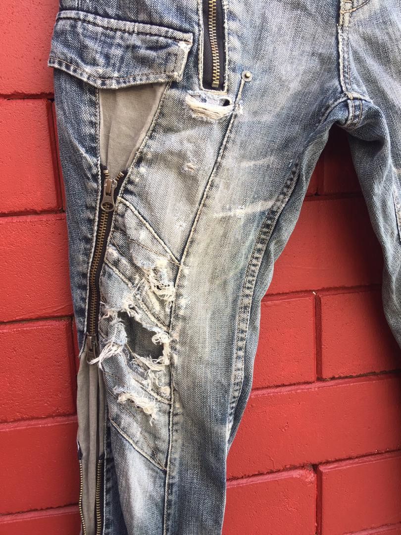 Japanese Brand × PPFM Vintage PPFM Japanese Distressed Travis Scott Fashion Style Size US 32 / EU 48 - 7 Thumbnail