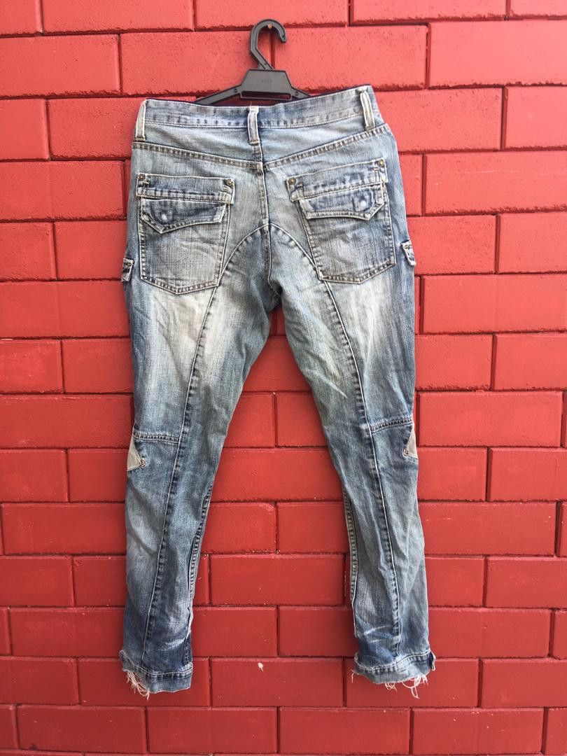 Japanese Brand × PPFM Vintage PPFM Japanese Distressed Travis Scott Fashion Style Size US 32 / EU 48 - 2 Thumbnail