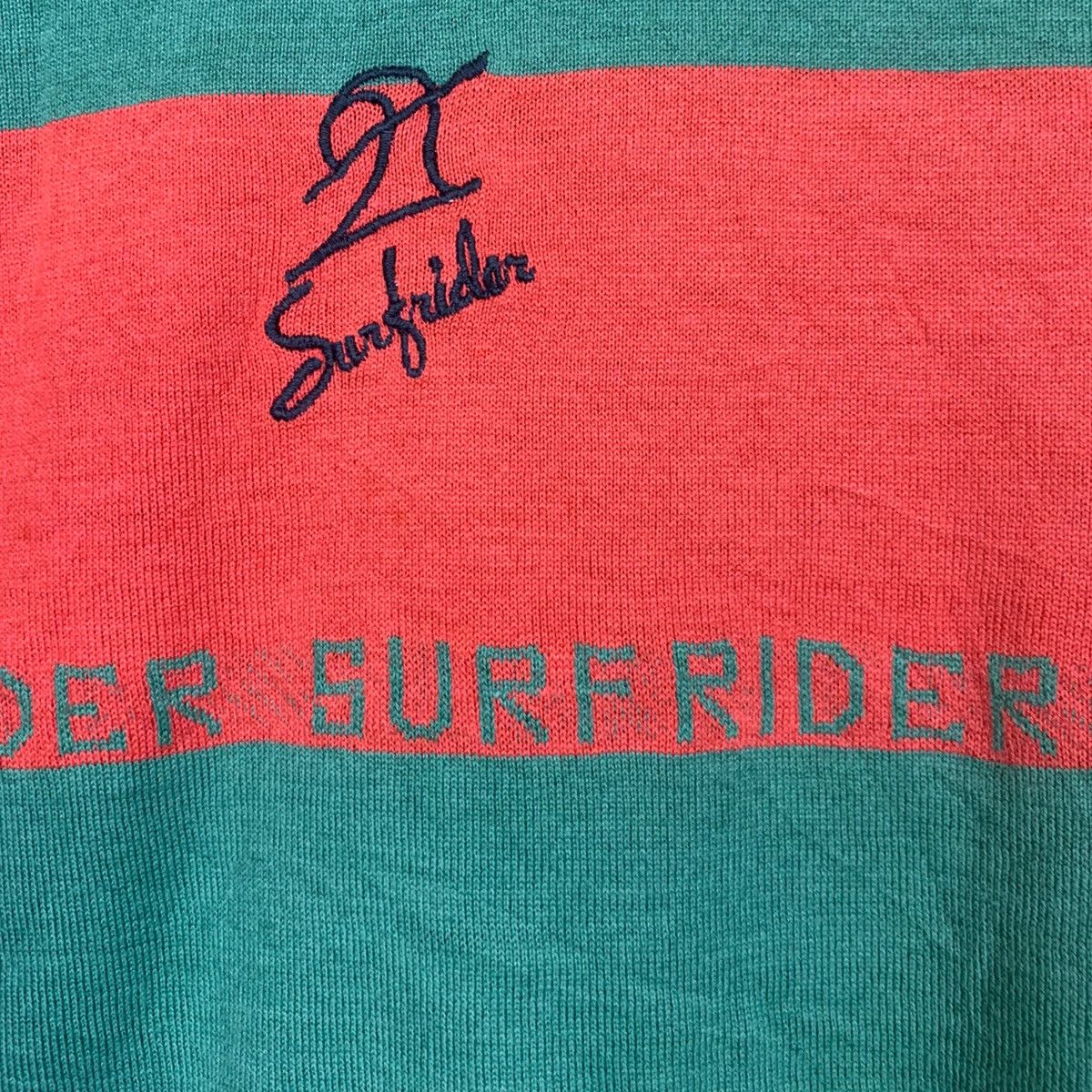Vintage Vtg 70’s Surf Rider Macos Knitted Half Sleeve tee Size US S / EU 44-46 / 1 - 3 Thumbnail