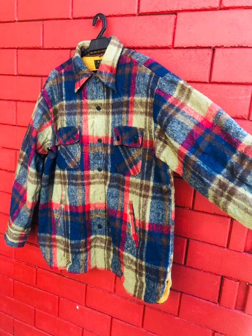 Japanese Brand × Vintage Vintage A.H.M Deluxe Wool Navy Designer Fashion Style Size US L / EU 52-54 / 3 - 5 Thumbnail