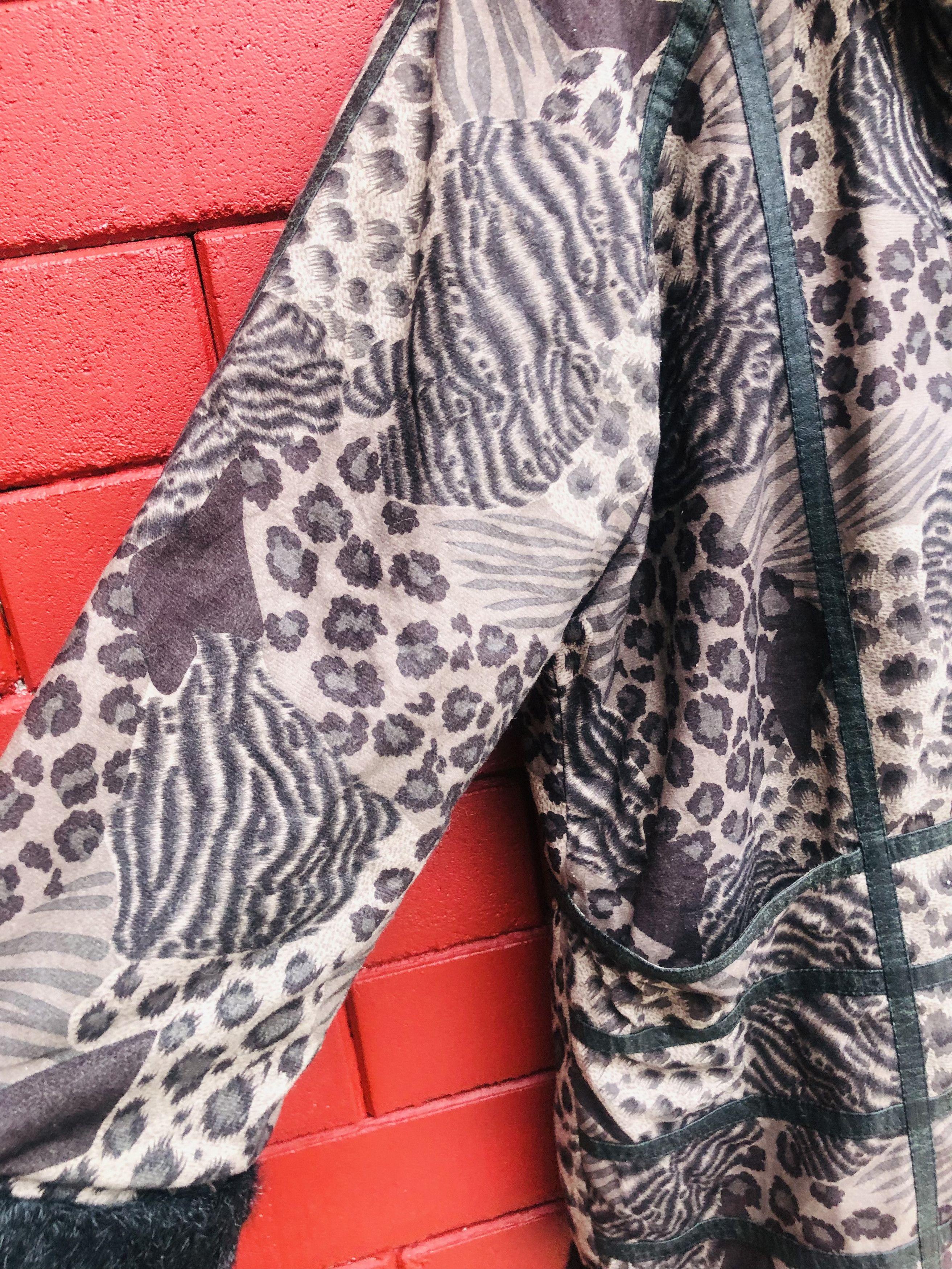 Japanese Brand × Vintage Vintage Leopard Japanese Designer Streewear Fashion Jacket Size US XL / EU 56 / 4 - 9 Thumbnail