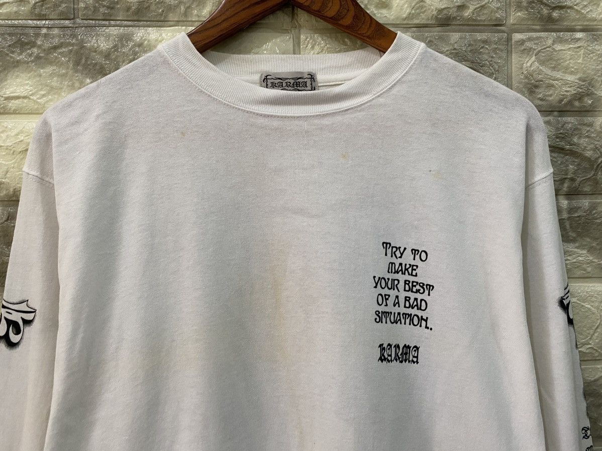 Japanese Brand Streetwear Shirt Karma Brand Size US M / EU 48-50 / 2 - 4 Thumbnail