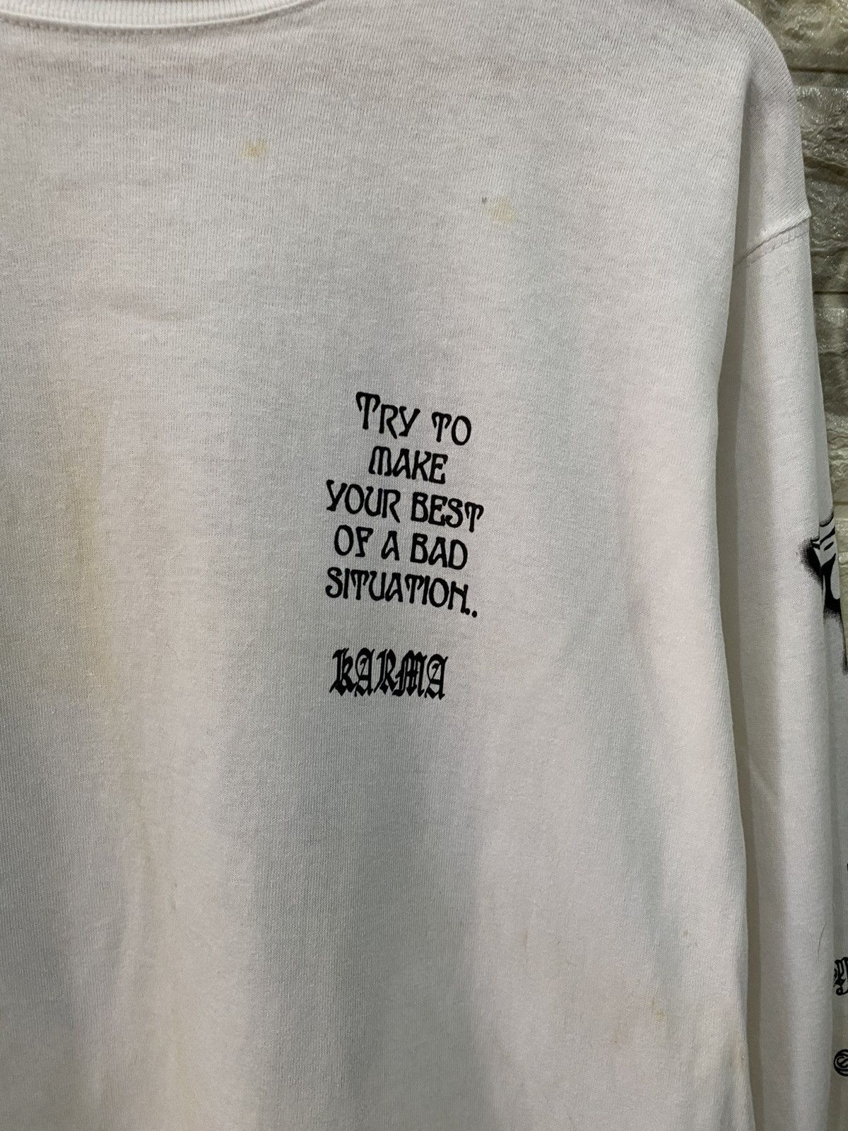 Japanese Brand Streetwear Shirt Karma Brand Size US M / EU 48-50 / 2 - 5 Thumbnail