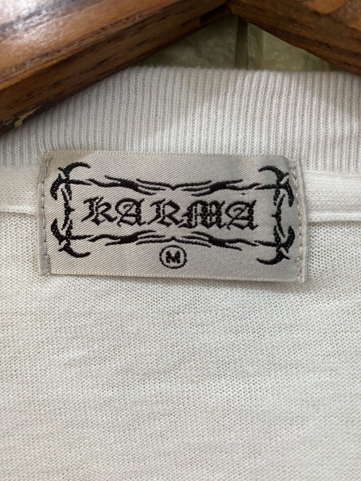 Japanese Brand Streetwear Shirt Karma Brand Size US M / EU 48-50 / 2 - 11 Thumbnail